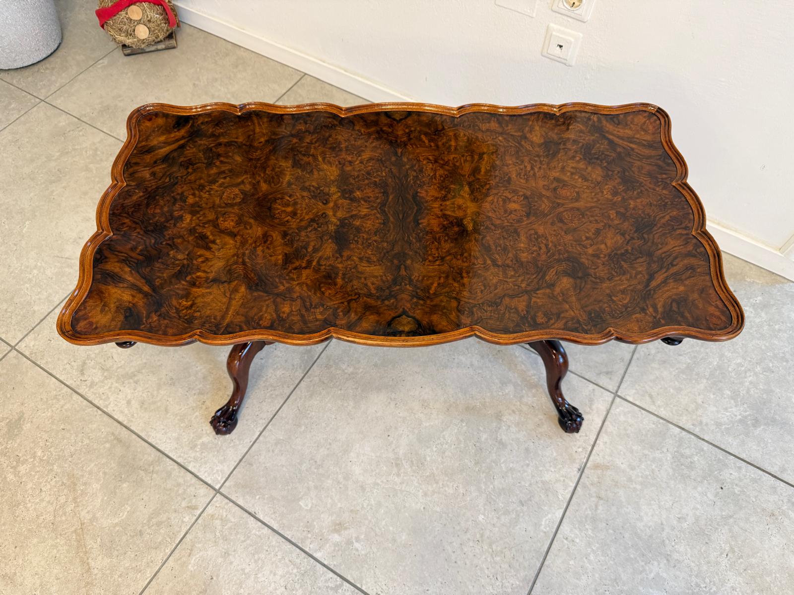 Restaurierter Chippendale Couchtisch Tisch Wohnzimmertisch G2394