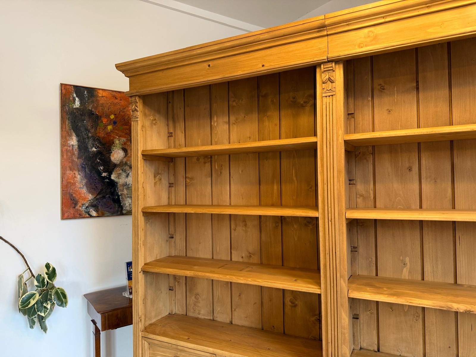 Grosses Bücherregal Stellage Bücherschrank Bauernkasten Bücherwand G1799