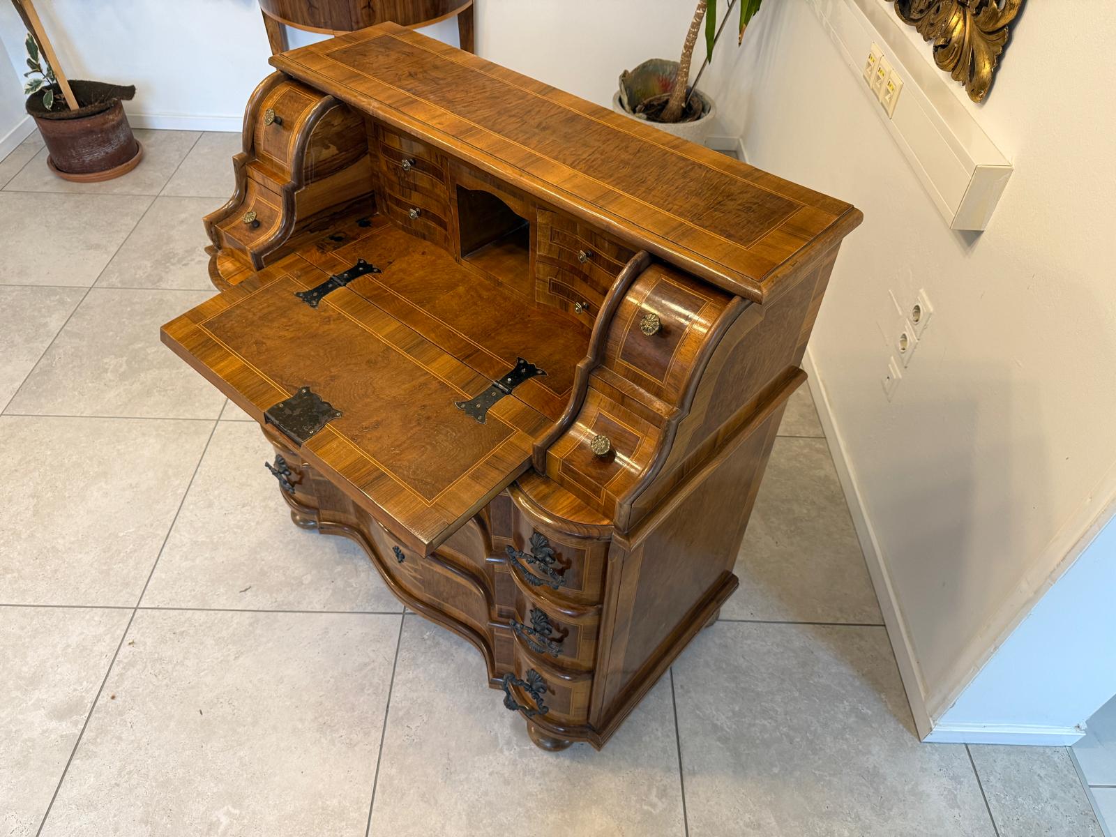 Sekretär Schreibsekretär Barockstil Marketerien Traum G2232