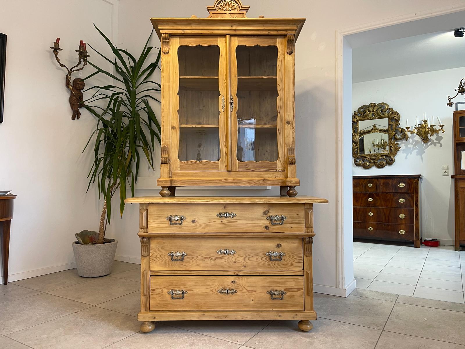 Sale Originale Gründerzeit Küchenkredenz Naturholzschrank Bauernmöbel A5481