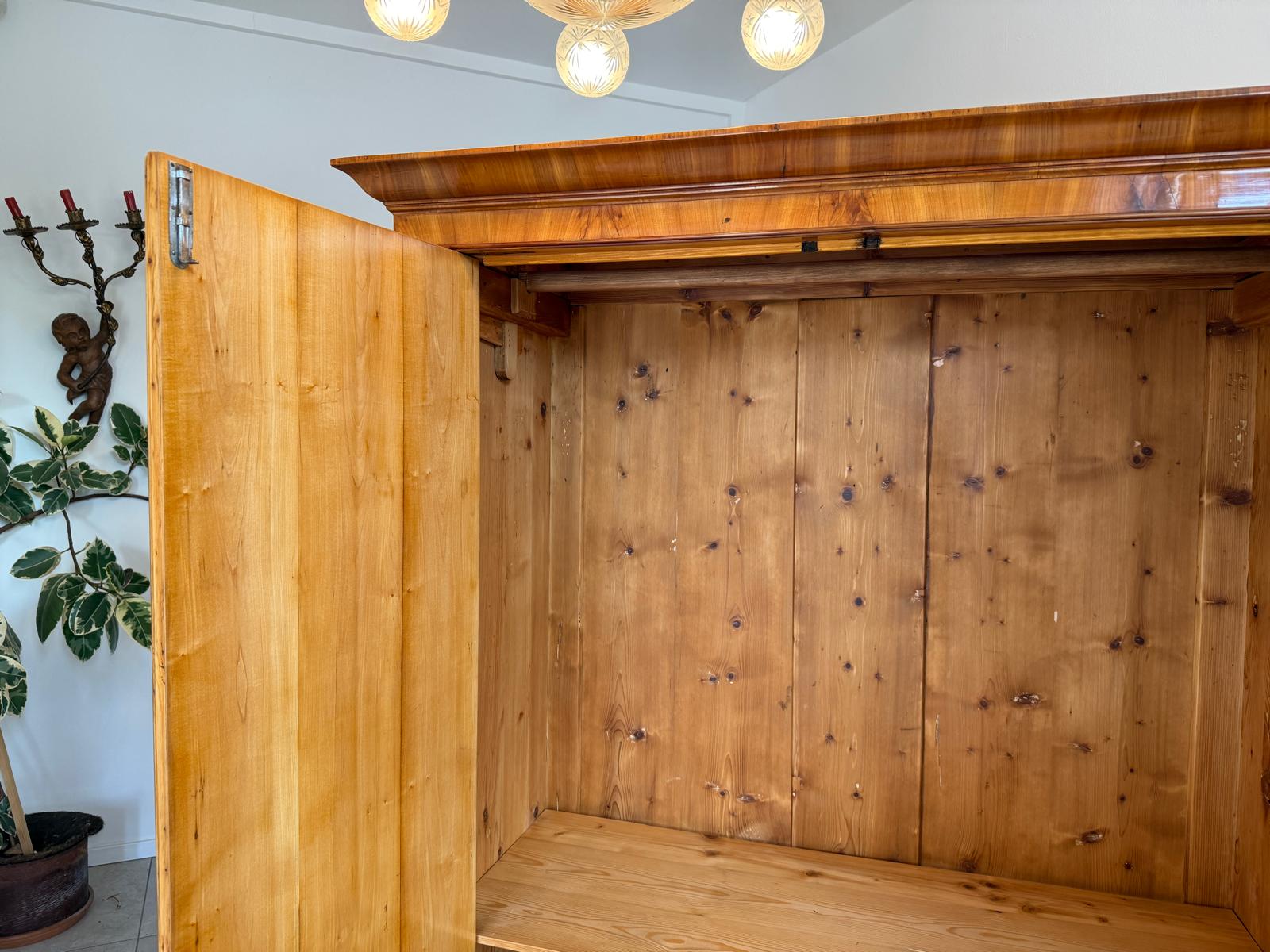 SALE Restaurierter Biedermeier Schrank Kirschholz Hallenschrank Antiquität G1827