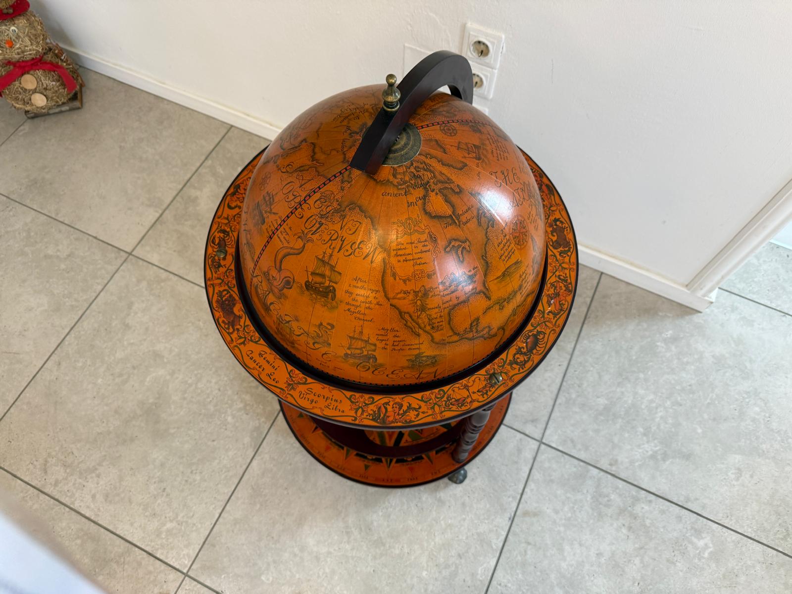  Barschrank Globusbar Barwagen Stilmöbel Dekobar D1001