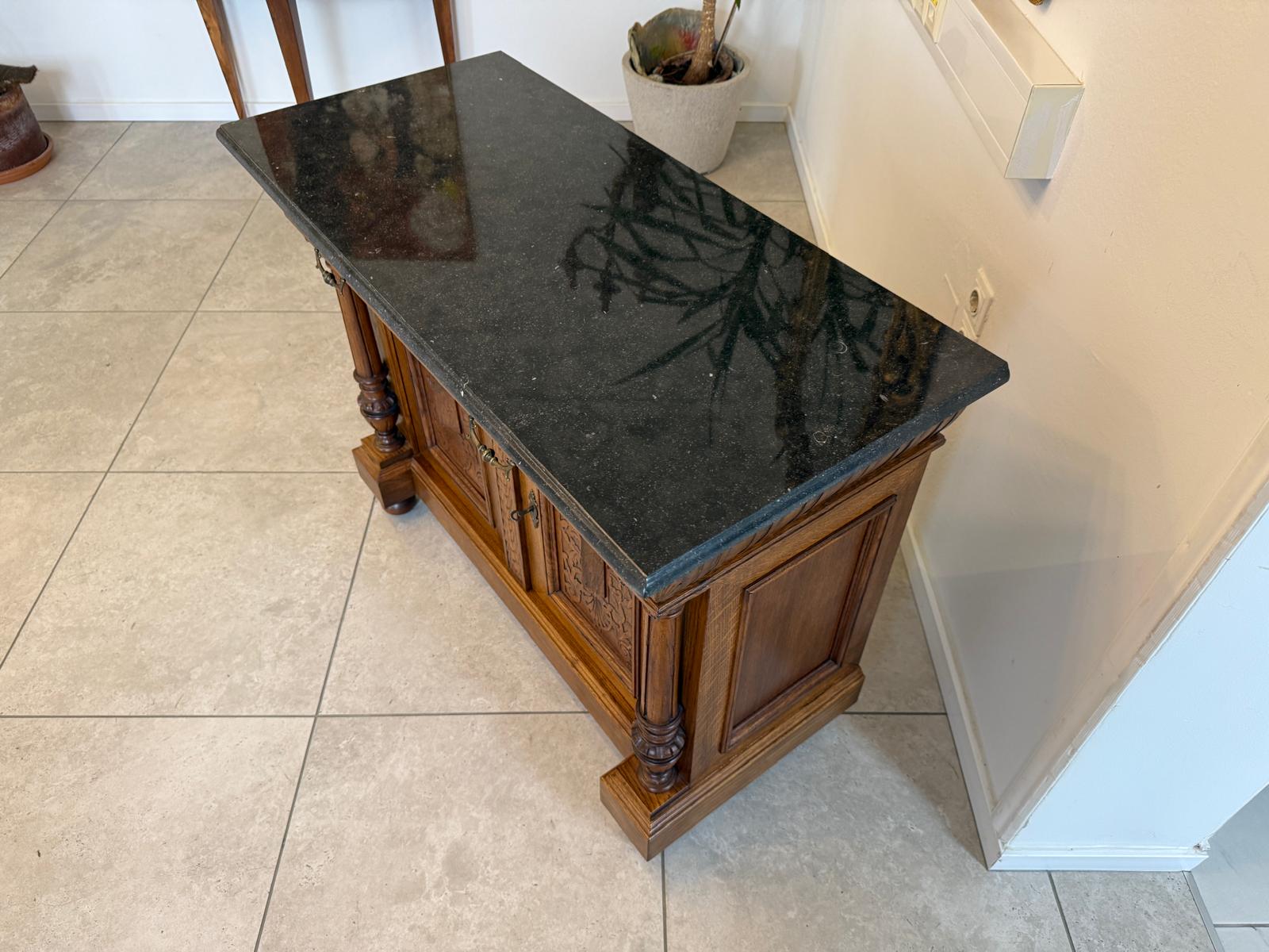 Sale Gründerzeit Anrichte Säulen Kommode Original Waschtisch G2248