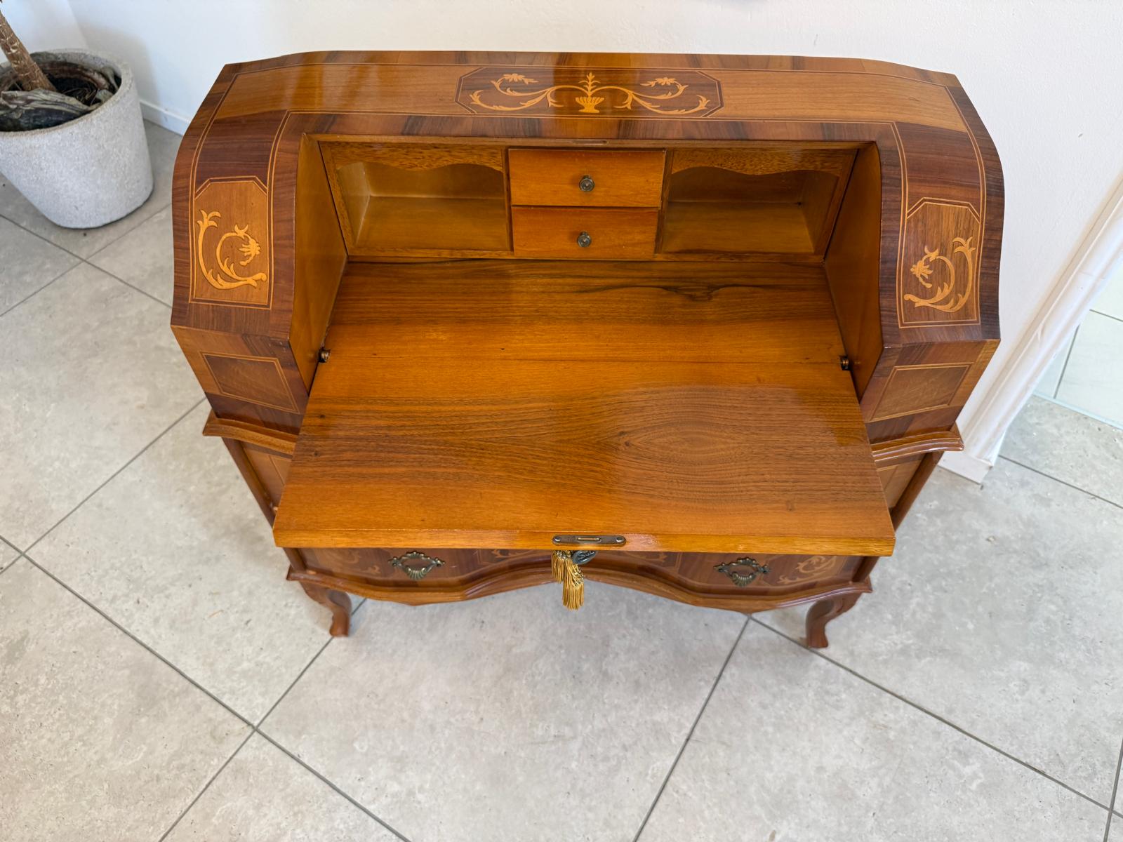 Sekretär Schreibsekretär Barockstil Marketerien D2808