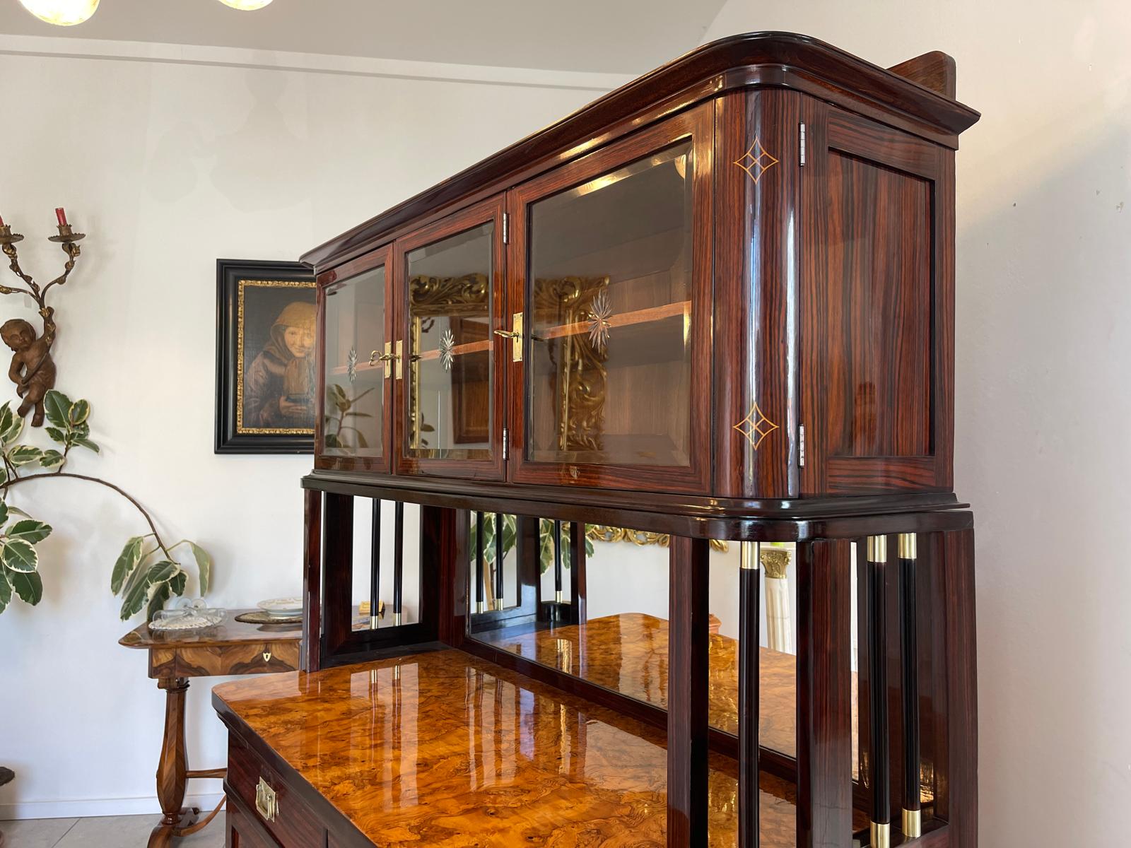 SALE Restauriertes Jugendstil Kredenz Etagere  Bücherschrank Traum Antiquität G1444
