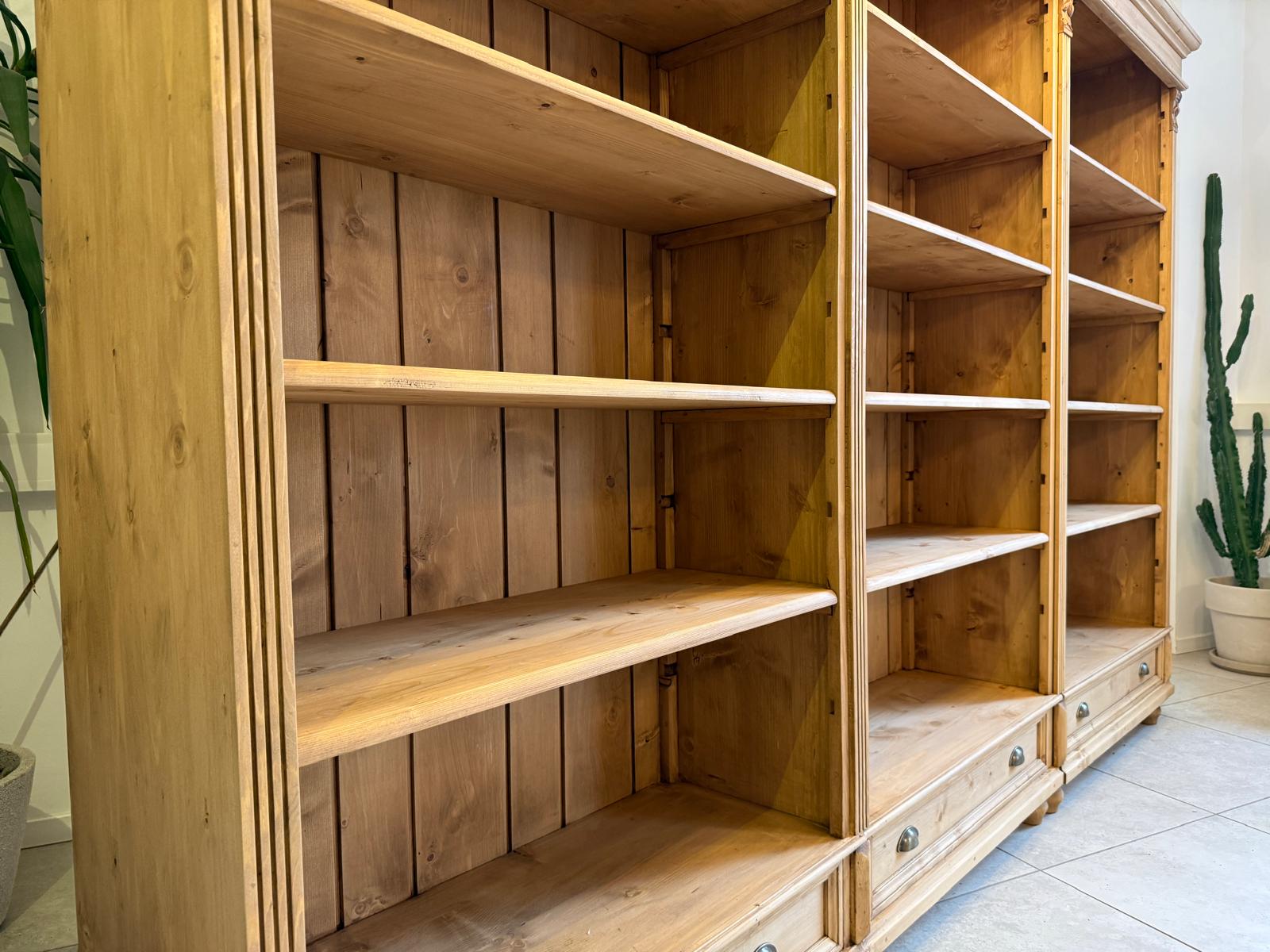 Grosses Bücherregal Stellage Bücherschrank Bauernkasten Bücherwand D1243