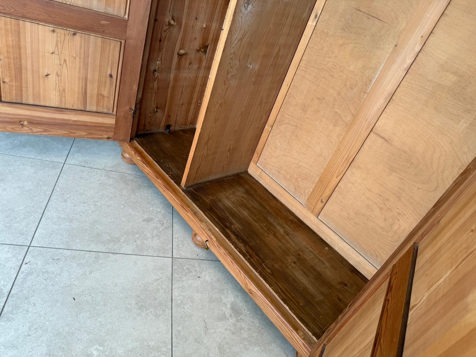 Originaler Bauernschrank Biedermeierschrank Hallenschrank Bauernkasten G2185