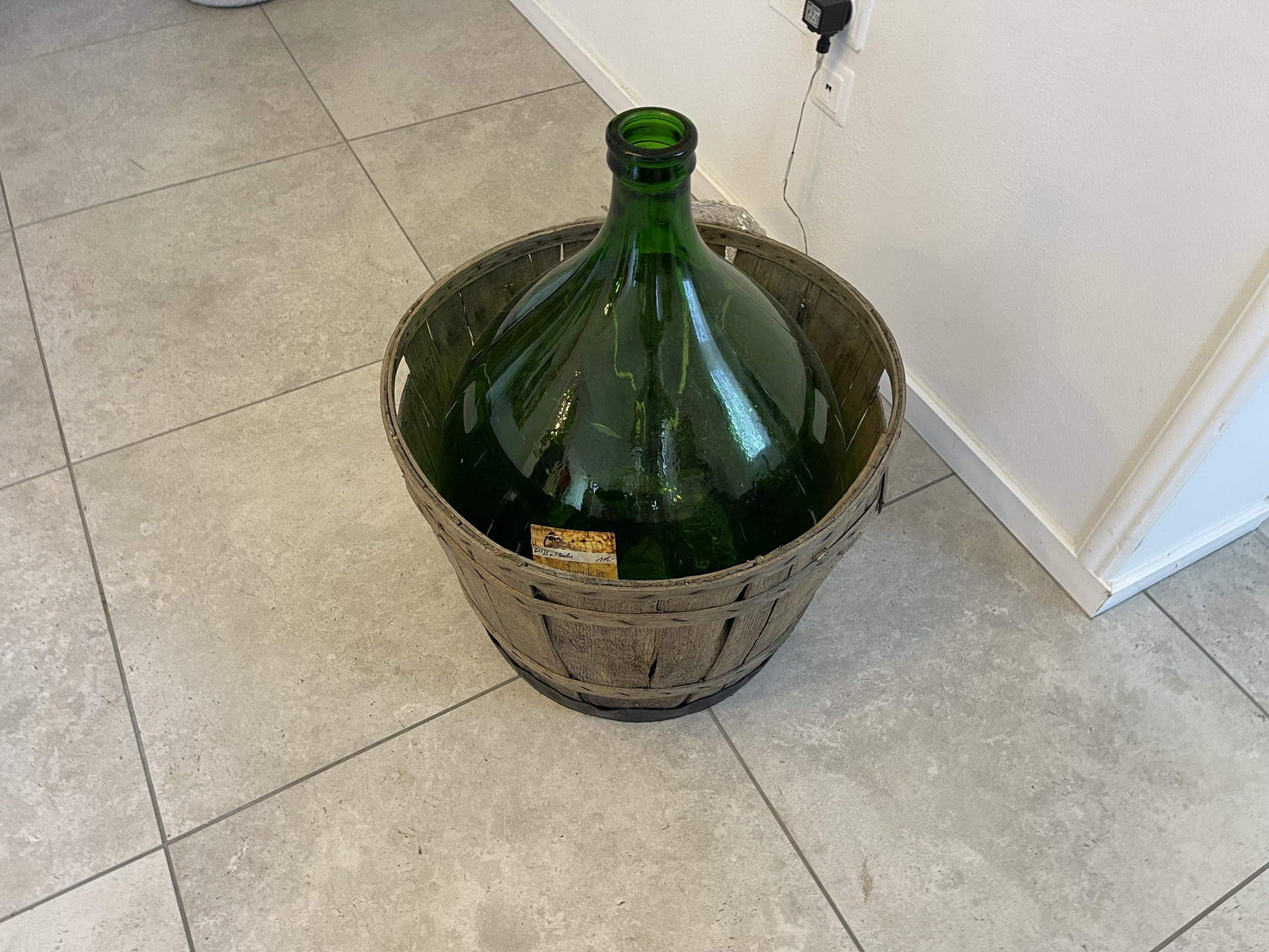 bauernstube_63auIuvFFN3Z0TR Alte Ballonflasche Weinballon, Gärballon, Ballonflasche B1733FL
