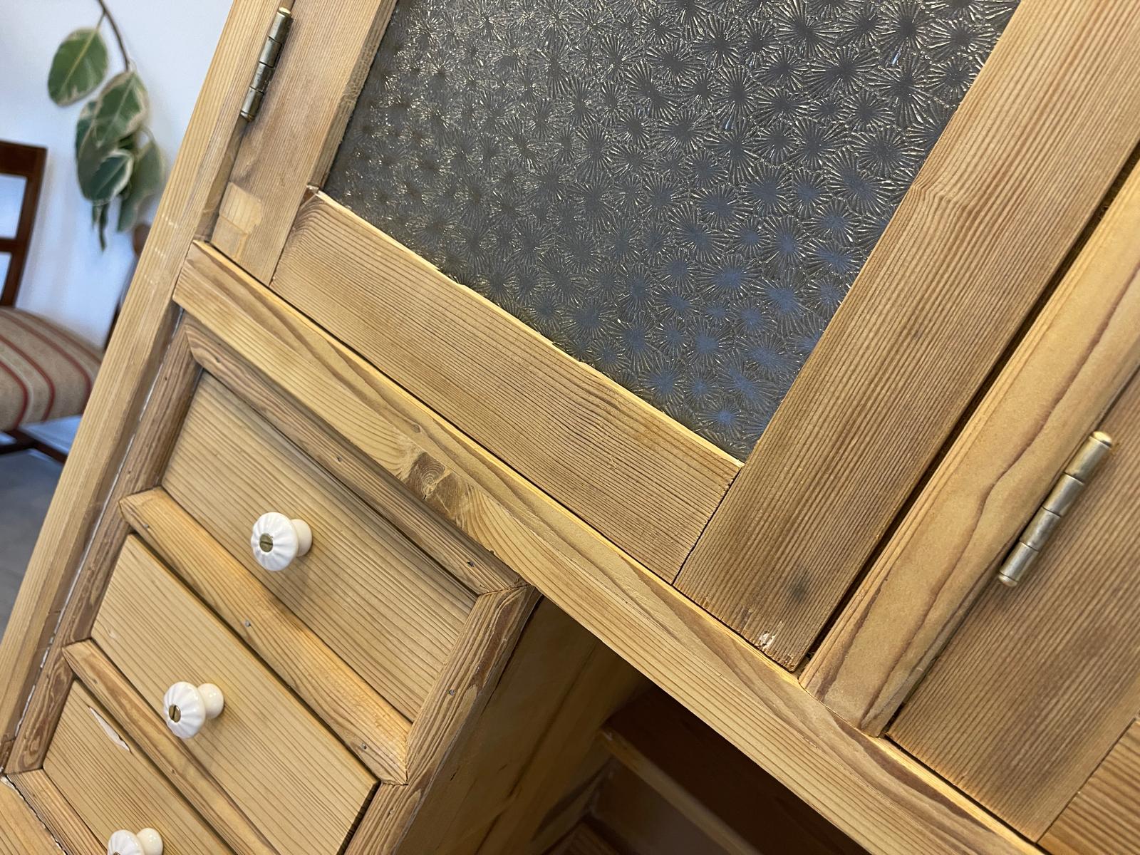 Jugendstil Küchenbuffet Küchenschrank Küchenkredenz G1063