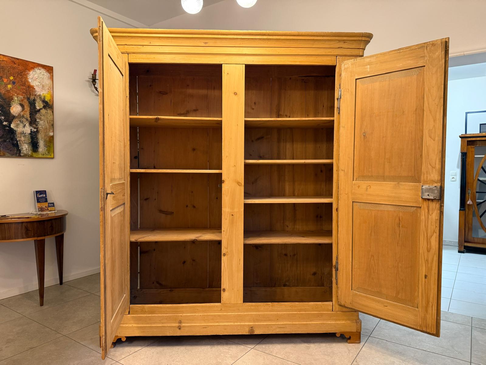 Steirischer Biedermeier  Bauernschrank Naturholzschrank G2268