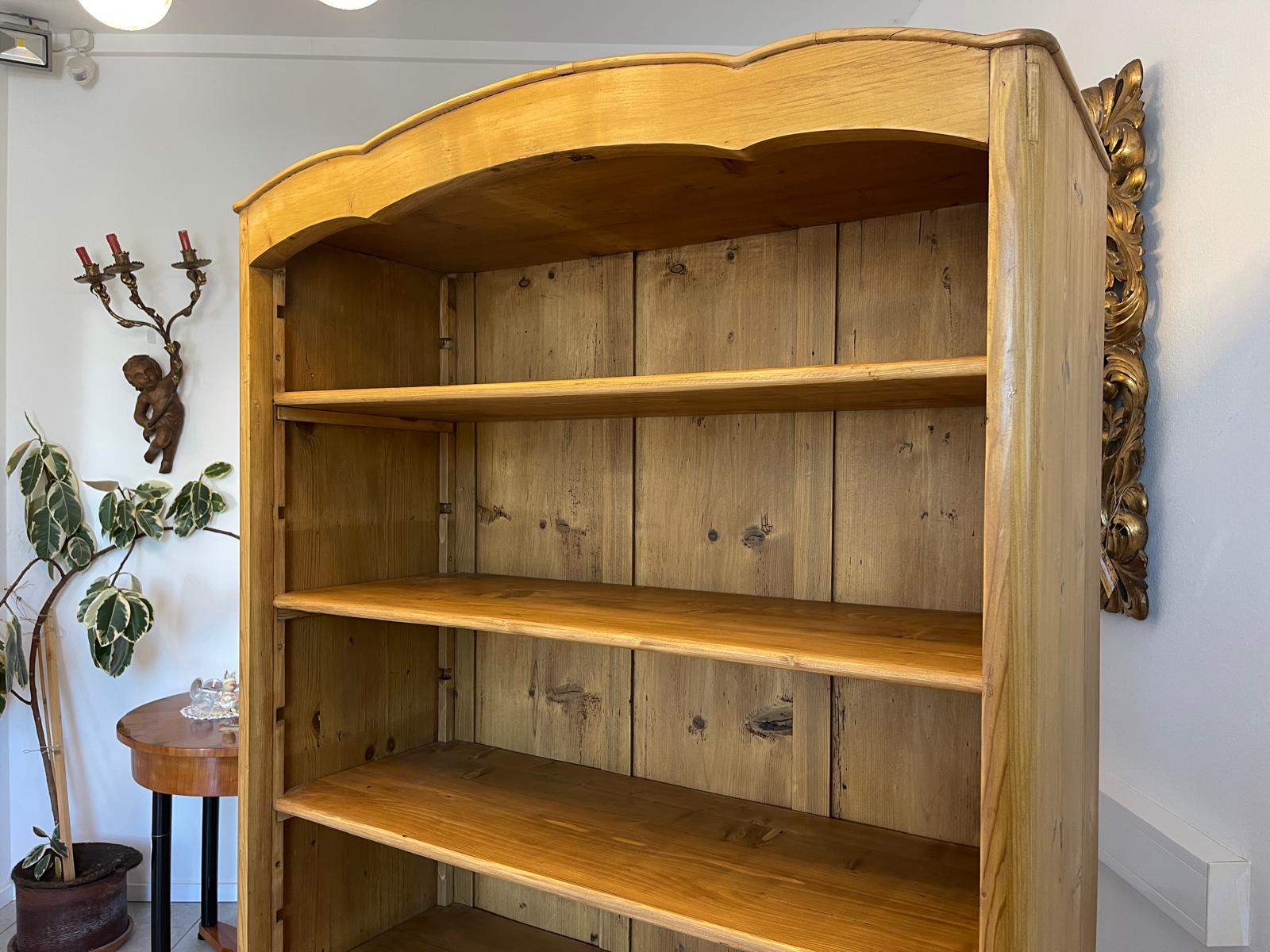 Antikes Bäuerliche Stellage Regal Bauernmöbel Bücherkasten Fichtenholz G1366