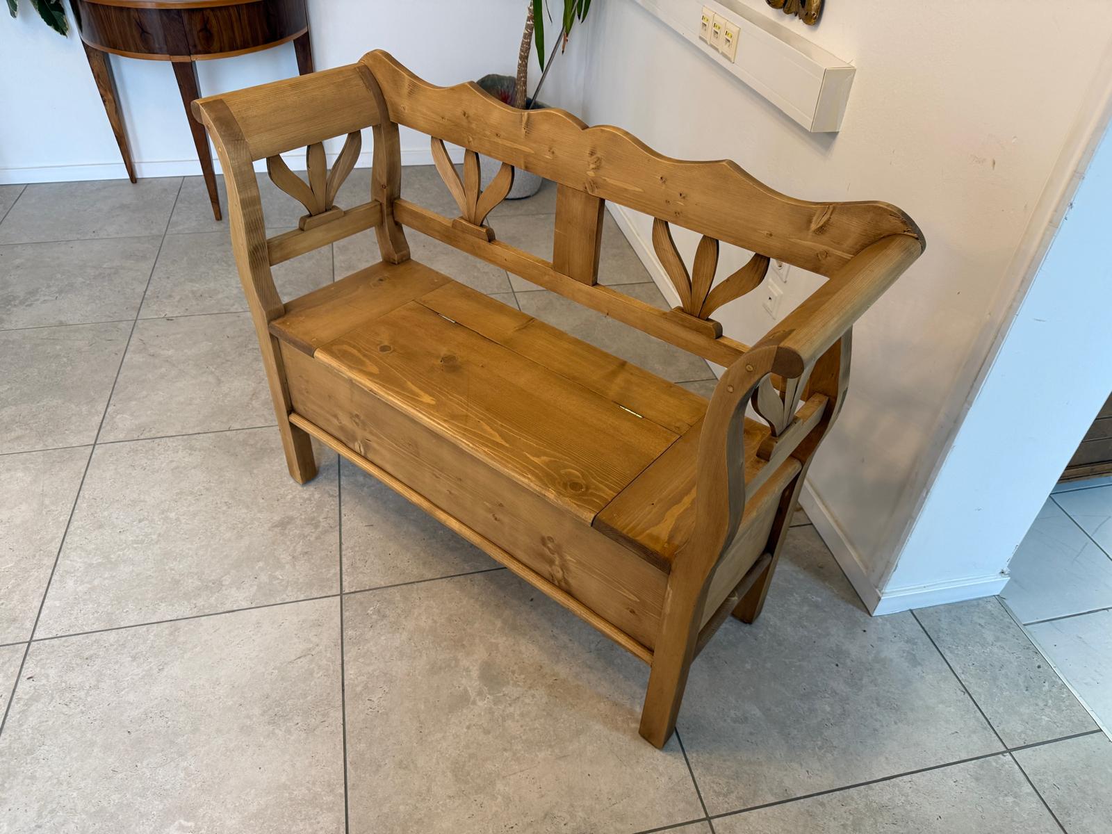 Truhenbank Küchenbank Bauernmöbel Bauernmöbel Antik D1085