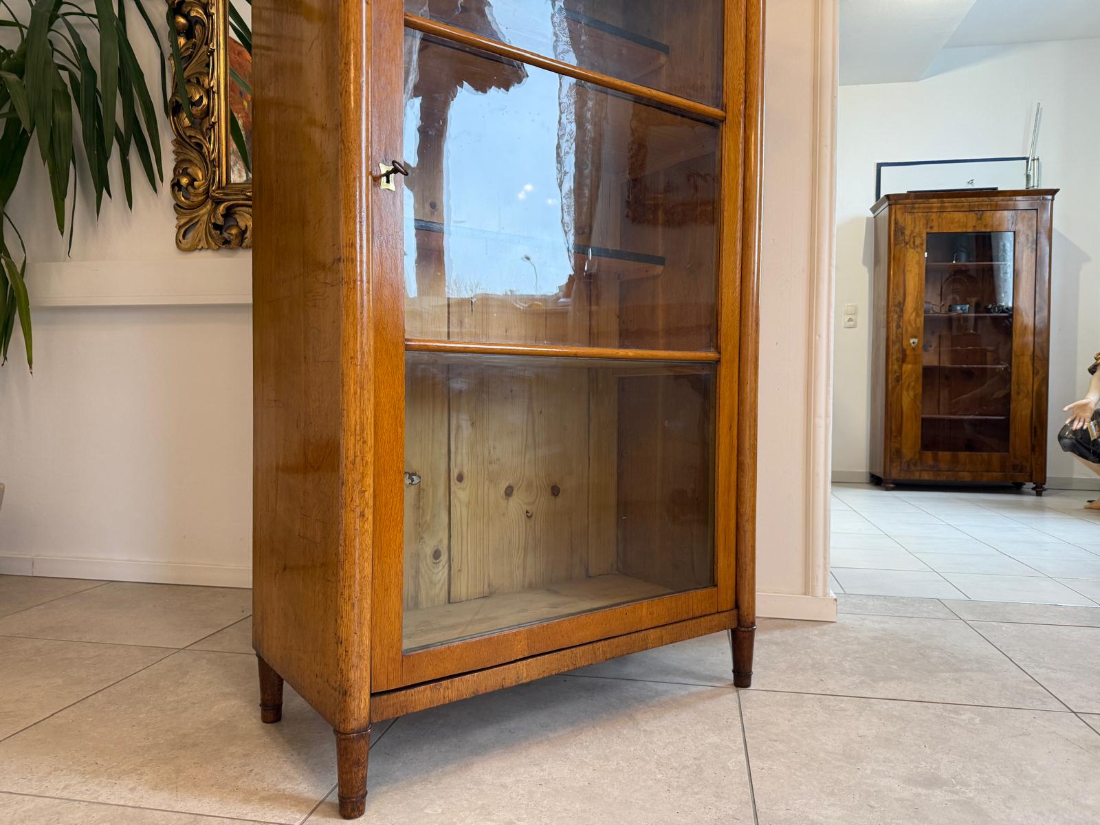 SALE Originale Biedermeier Vitrine Bücherschrank Sammlervitrine Antiquität G2262