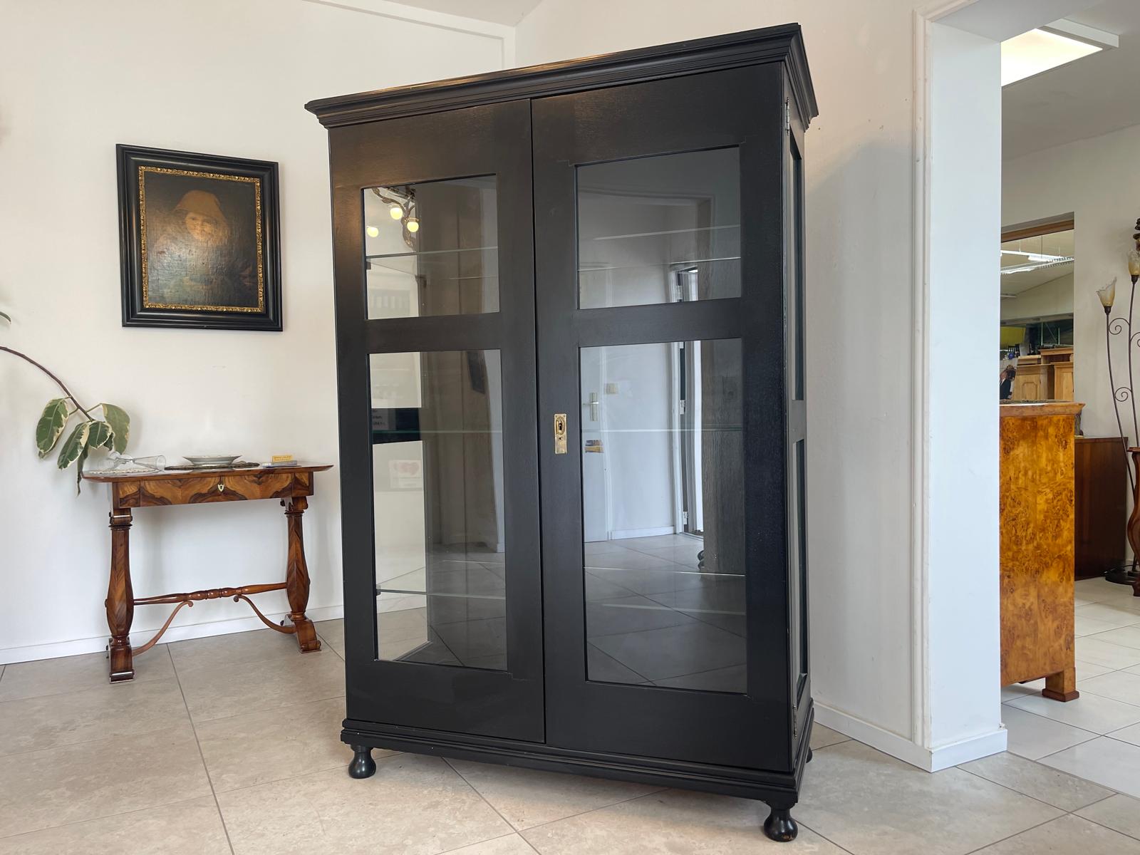 Sale Jugendstil Vitrine / Bücherschrank/ Antiquität / Originalstück G1616