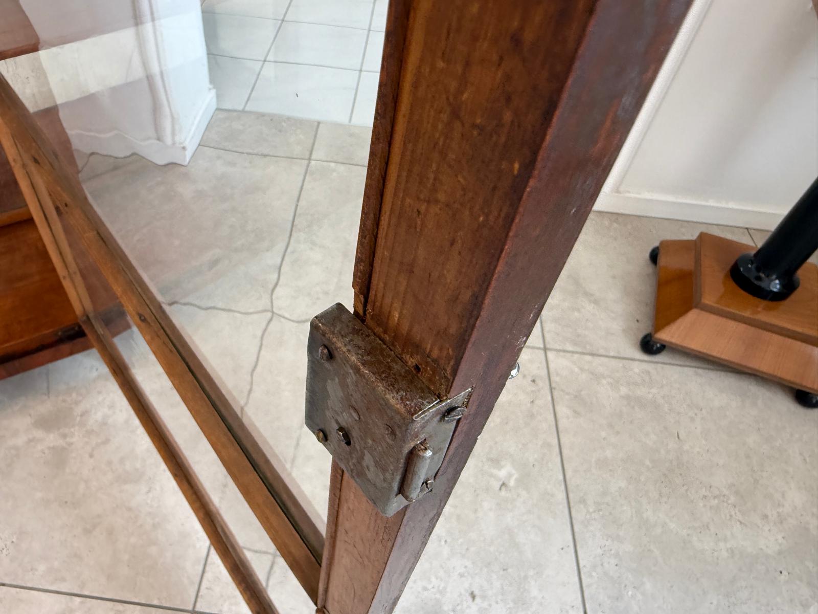 Restaurierte Stilvitrine Biedermeier Glasschrank Bücherschrank G2014