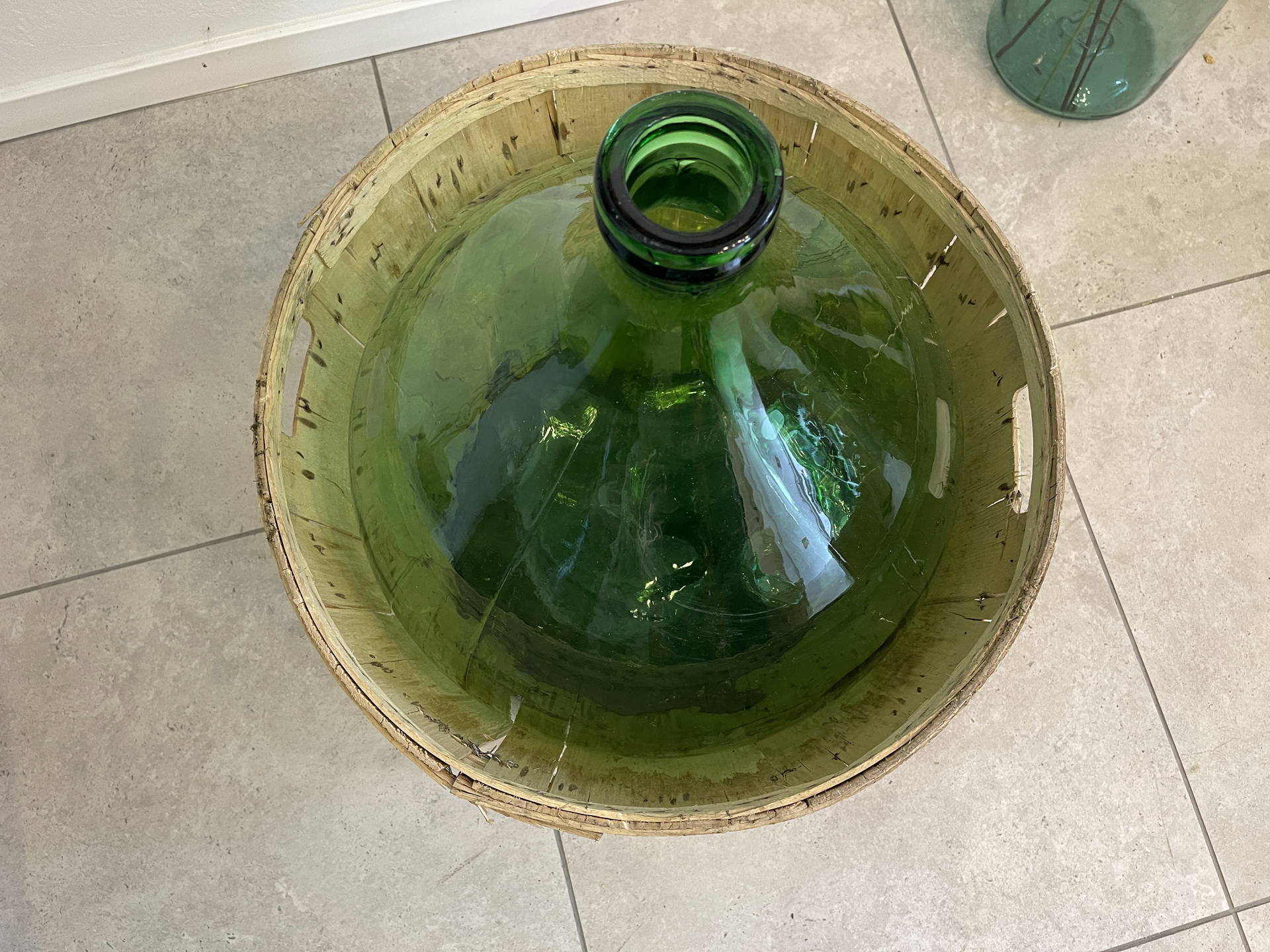 IMG_4452OgYV22wZXxdFy Alte Ballonflasche Weinballon, Gärballon, Ballonflasche A4735