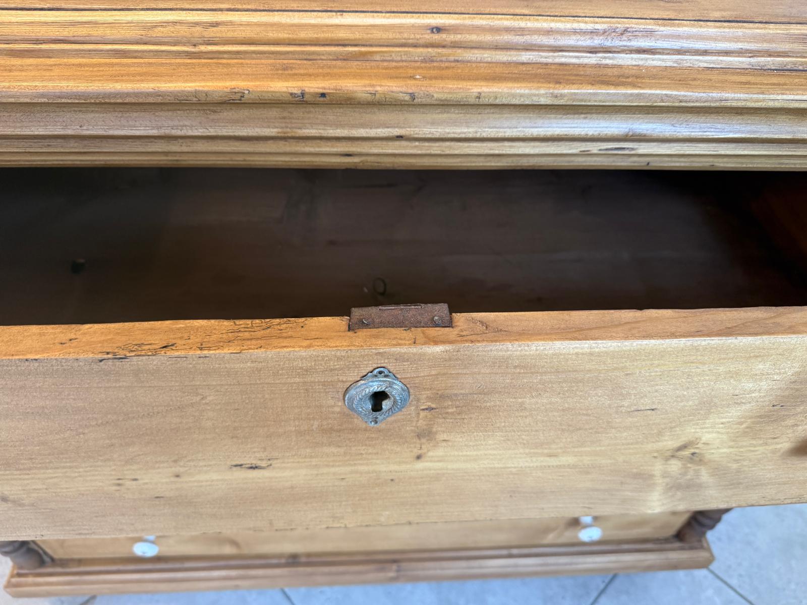 Originale Gründerzeit Kommode Restauriert Weichholz Antik G2078