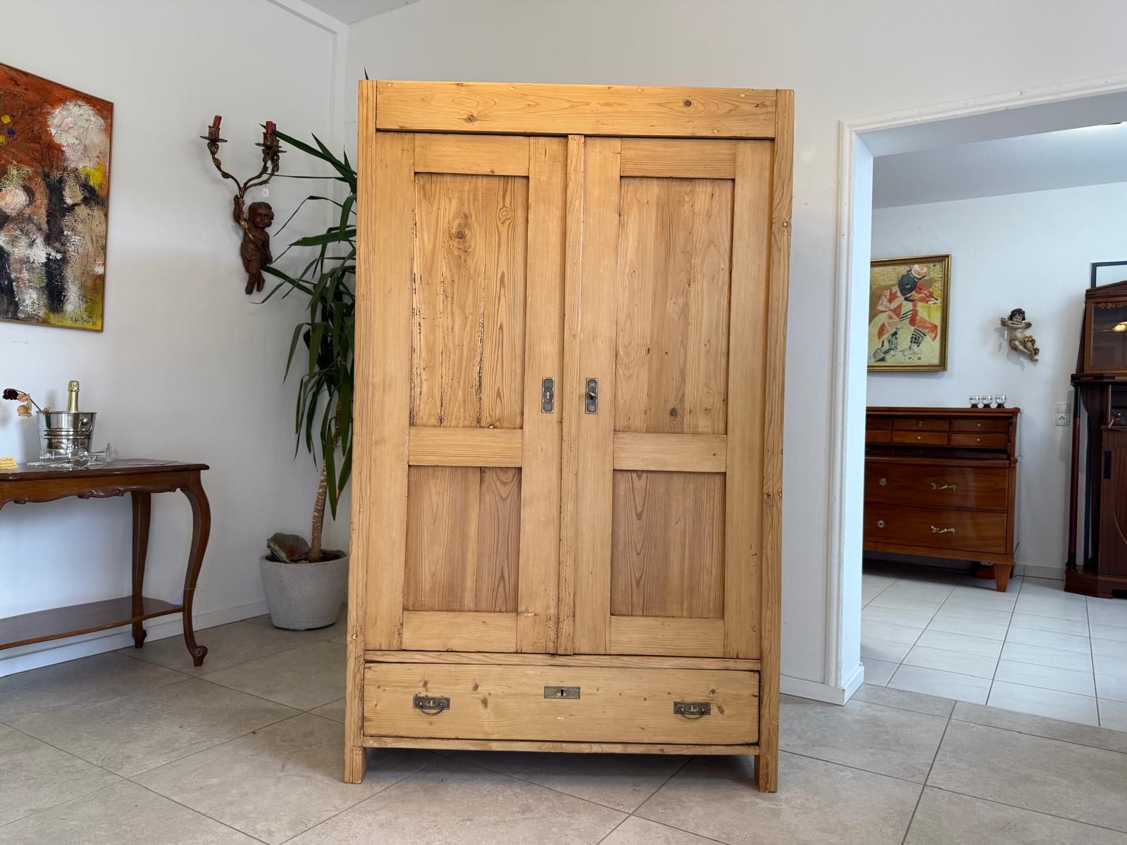 Sale Originaler Bauernschrank Naturholzschrank Jugendstilschrank Südburgenland G1826