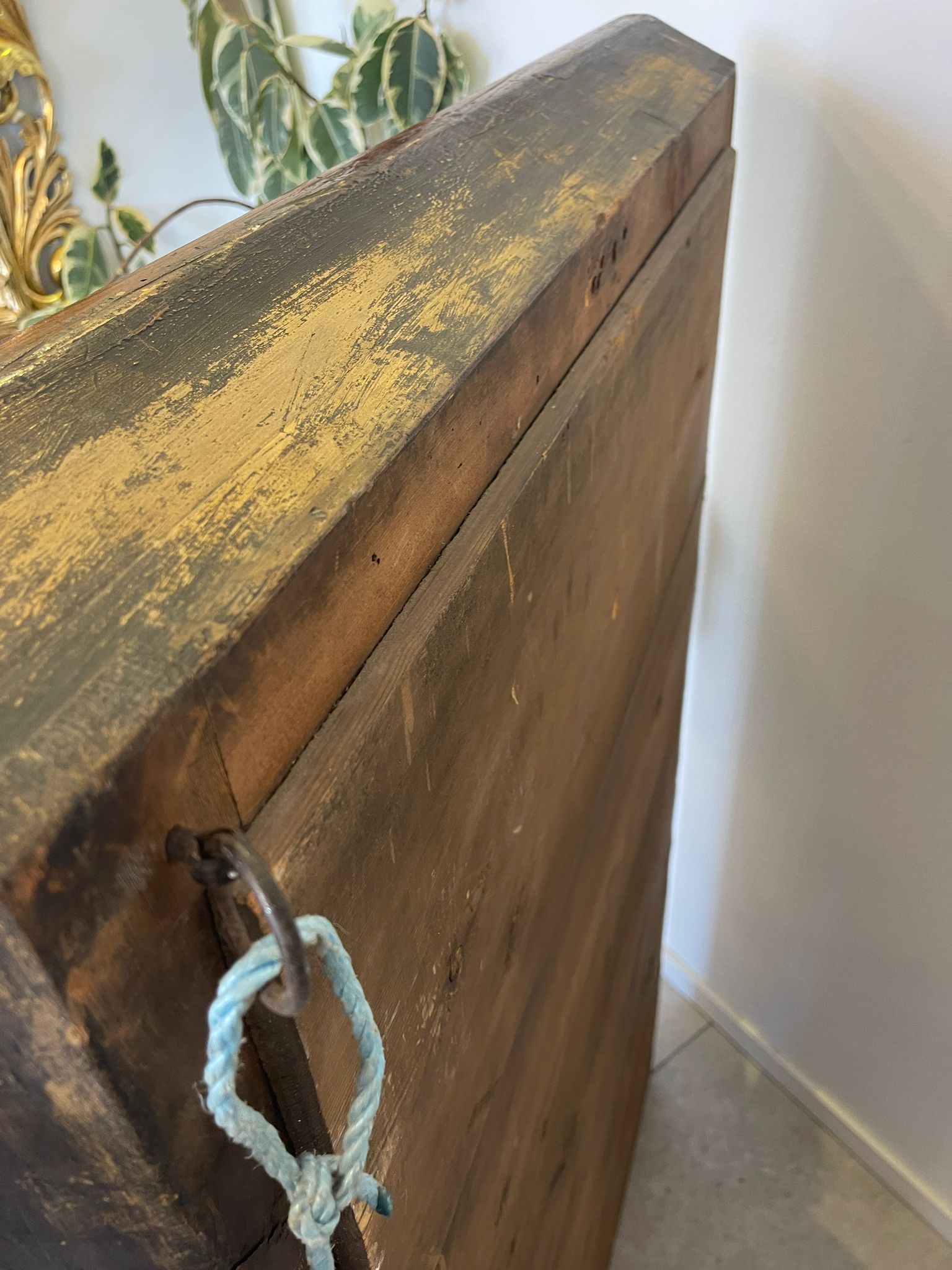 Biedermeier Spiegel Wandspiegel Original Nussholz Furniert E1011