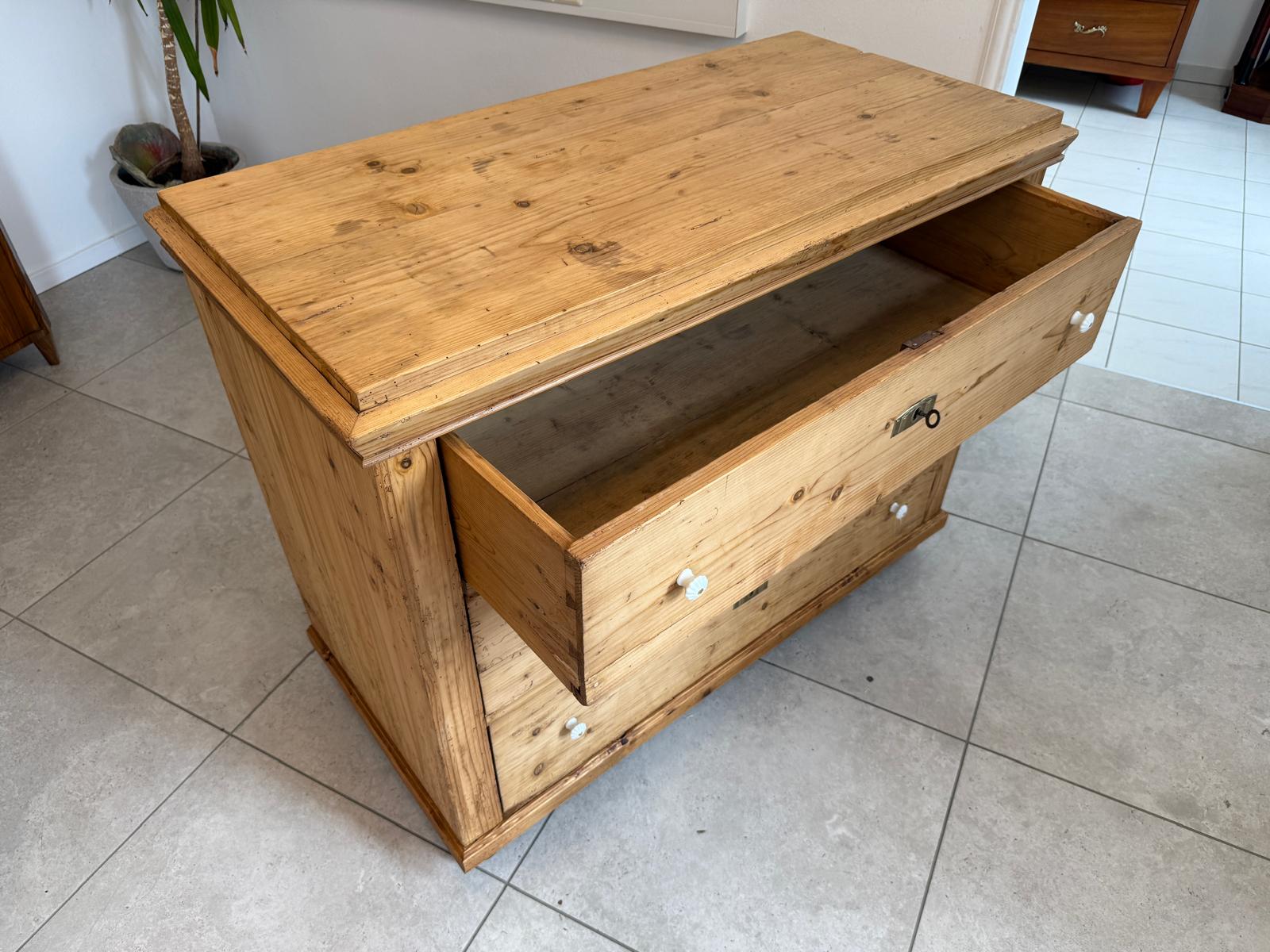 Restaurierte Biedermeier Kommode 3 Ladenkommode Antik ifantik G2033
