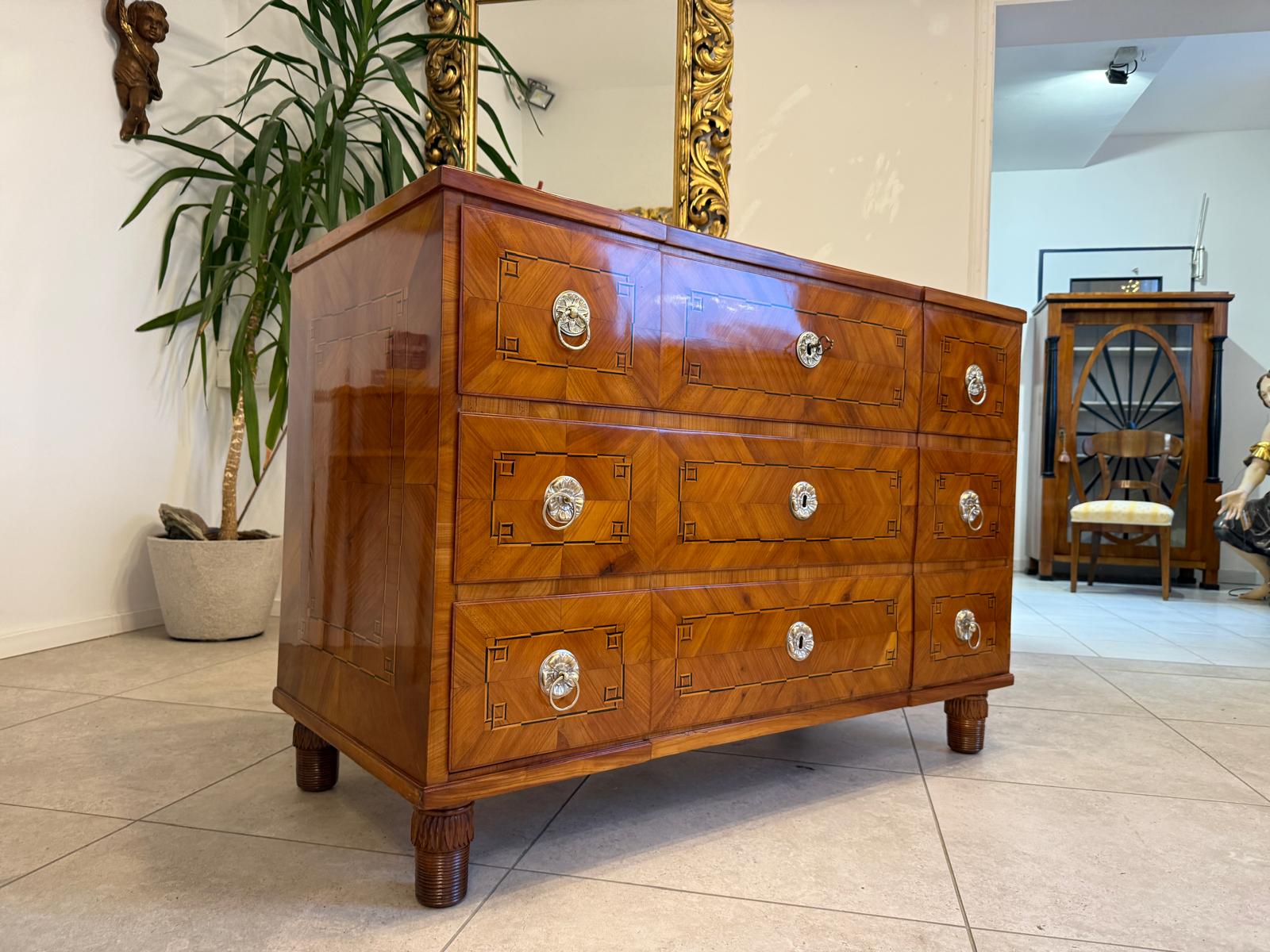 Sale Restaurierte Barock Kommode Österreich Marketiert G2392