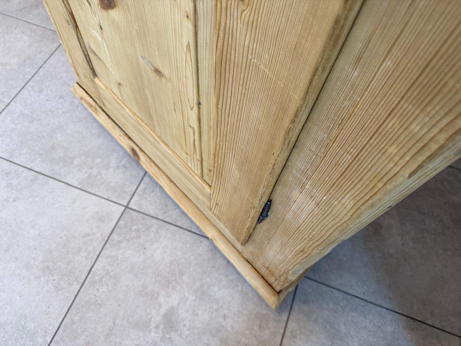 1 türiger Bauernschrank Naturholzschrank Weichholz Antik G2219