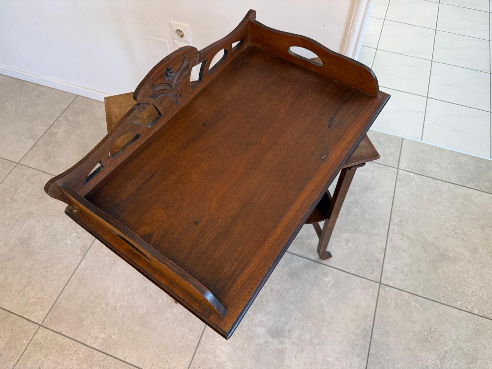 Originaler Jugendstil Tisch Serviertisch Traum G1972