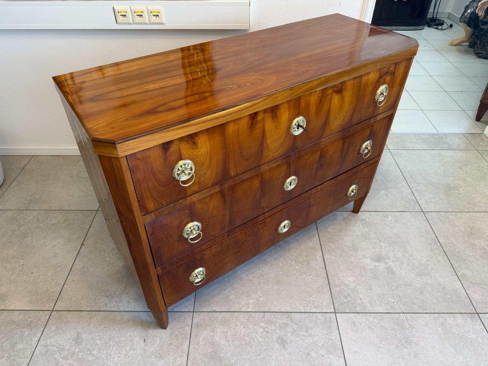 Restaurierte Biedermeier Kommode Kirschholz SALE D2765