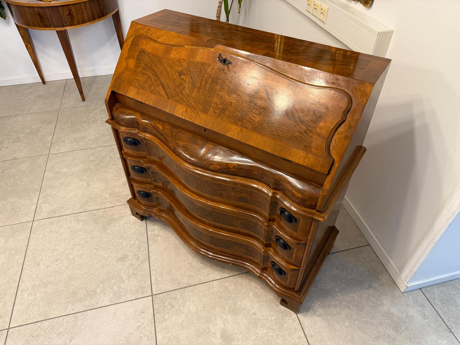 Sekretär Schreibsekretär Barockstil Marketerien Traum G2314