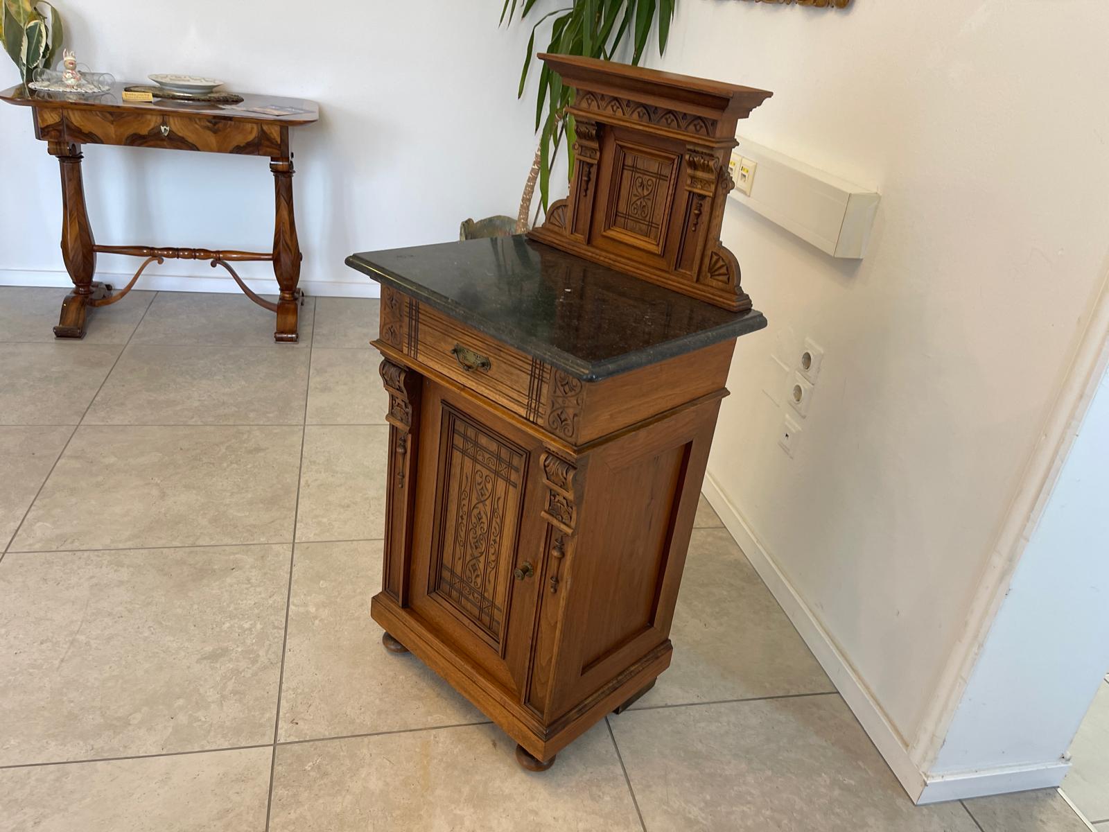 Originales Gründerzeit Historismus Nachtkasterl Anrichte Antiquität G1349