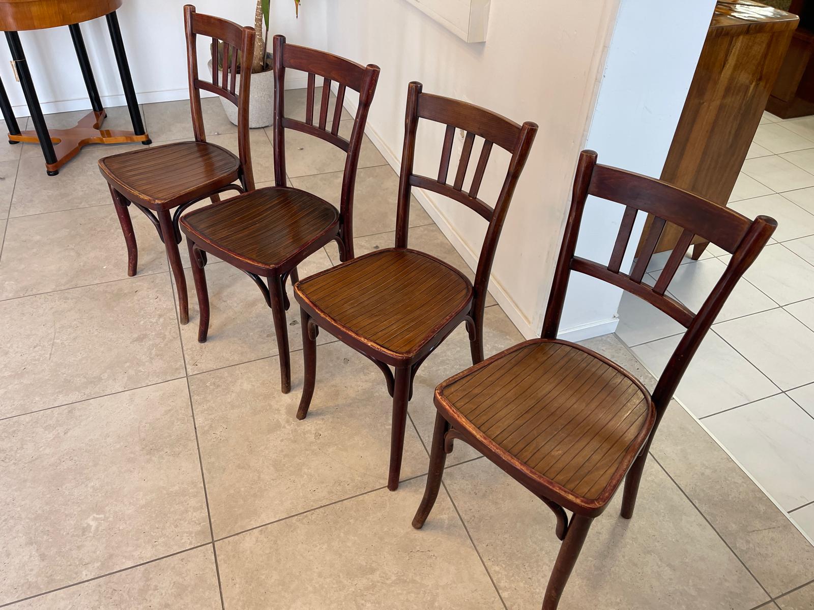 4er Set Mundus Sessel Wien – Stabiler Relaxsessel aus Bugholz Ensemble G1196