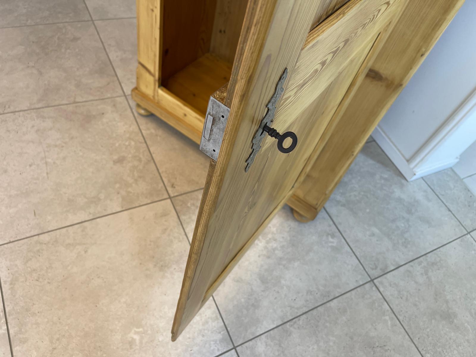 Biedermeier Bauernschrank Naturholzschrank Bauernmöbel Bauernstube G1329