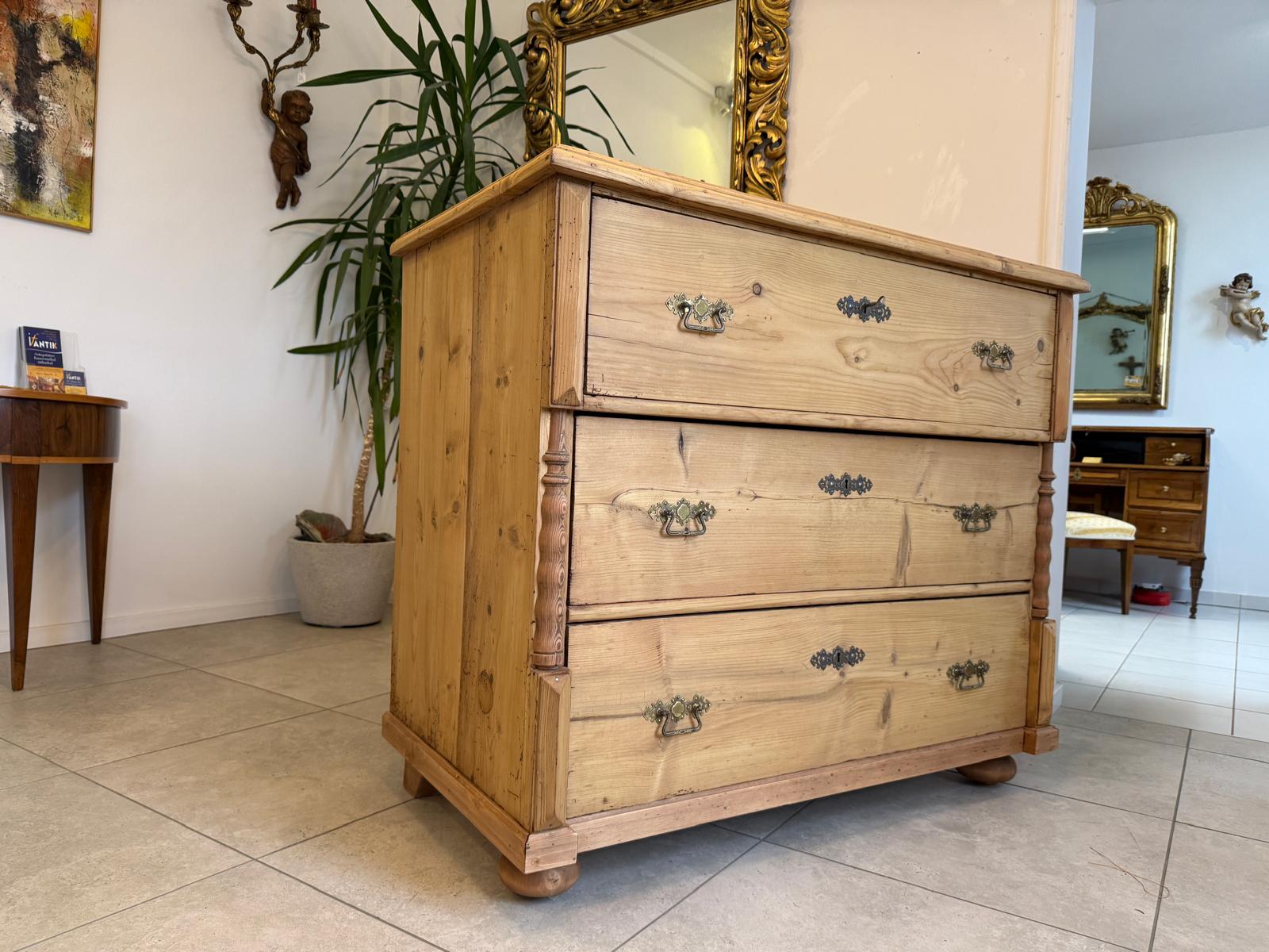 restaurierte Biedermeier Kommode Ladenkommode Antik G2295