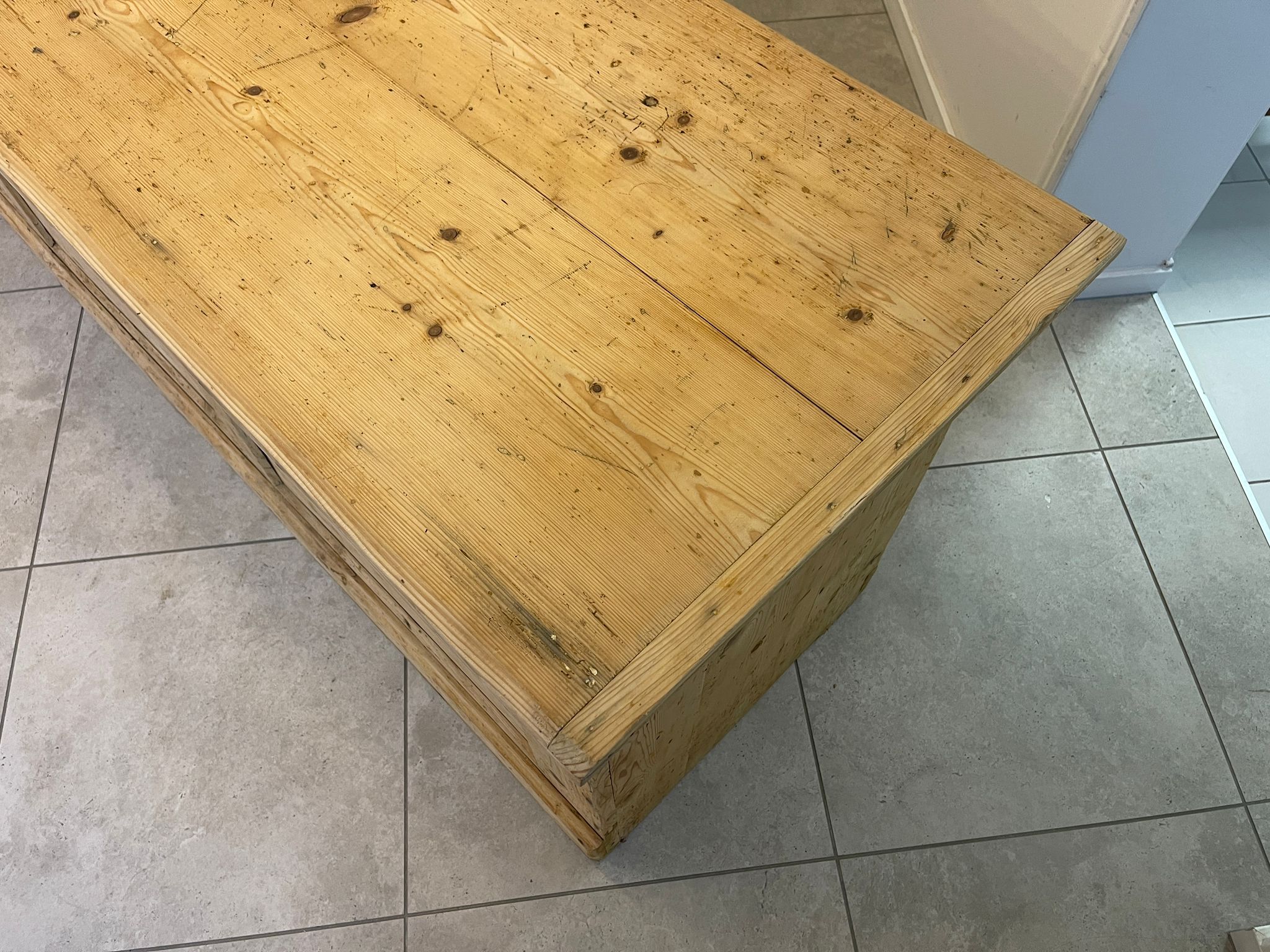 Urige bäuerliche Bar Anrichte Altholz Vintage Verkaufstheke G1077