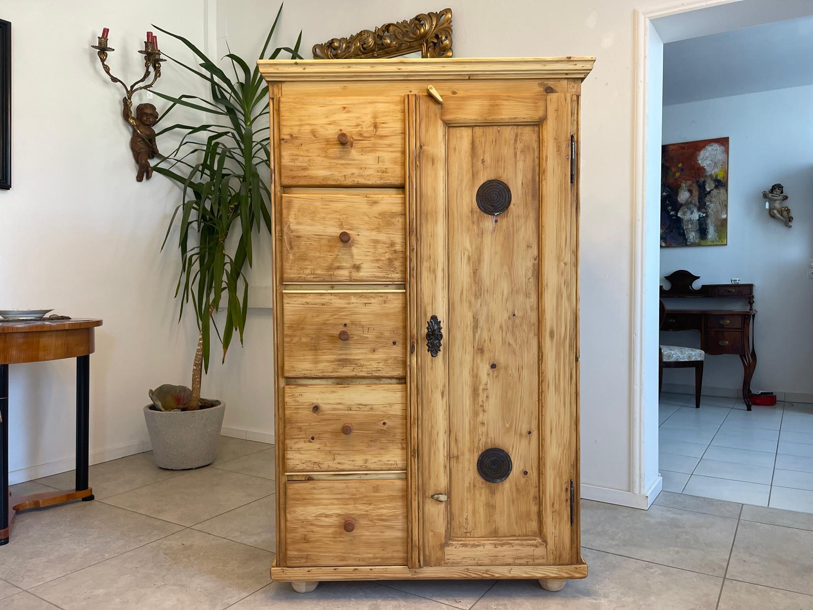 Biedermeier Brotschrank Almerschrank Speiskasten G1303-1