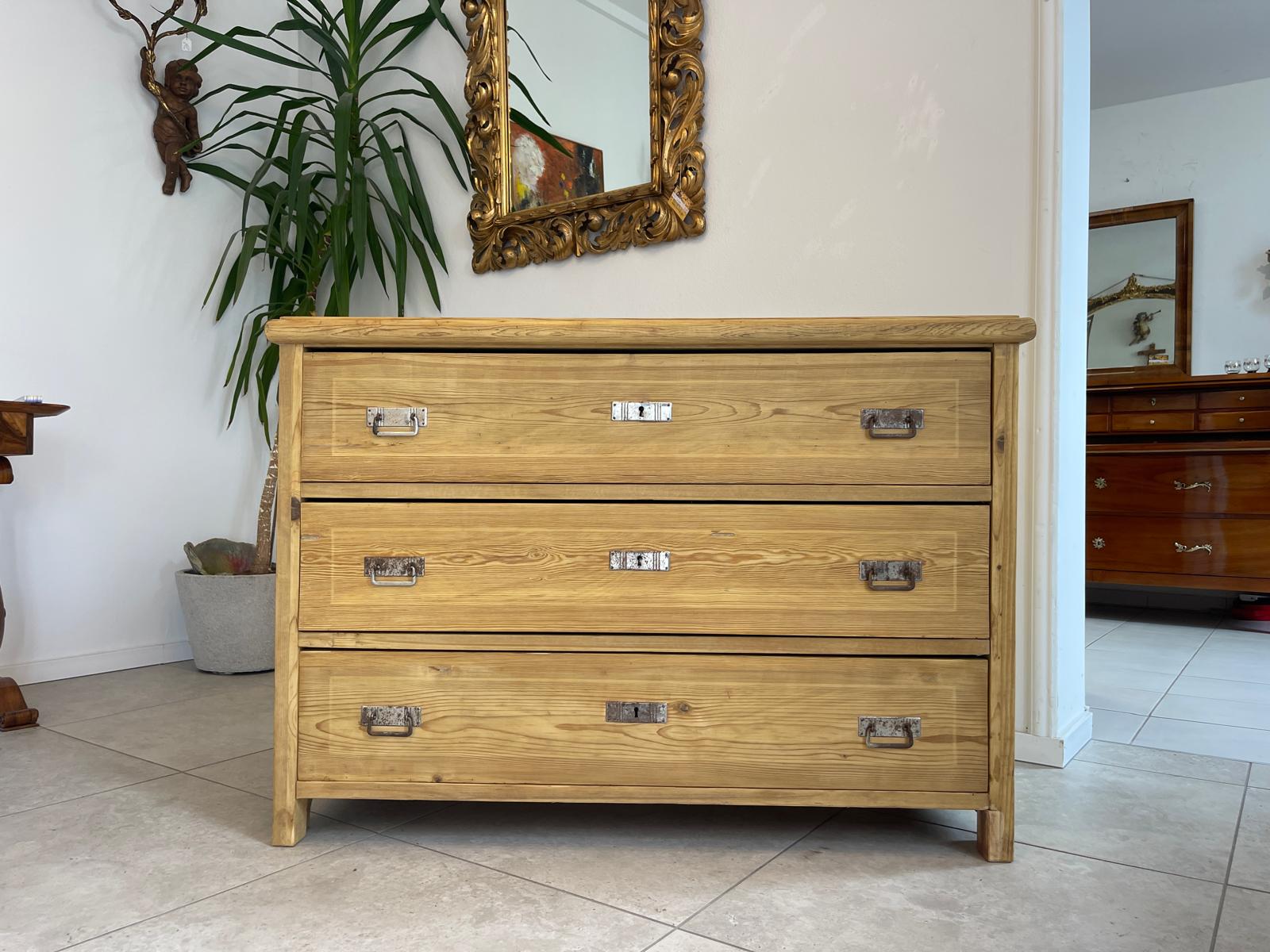 Originale Bäuerliche Jugendstil Kommode Restauriert Bauernkommode Antik G1696