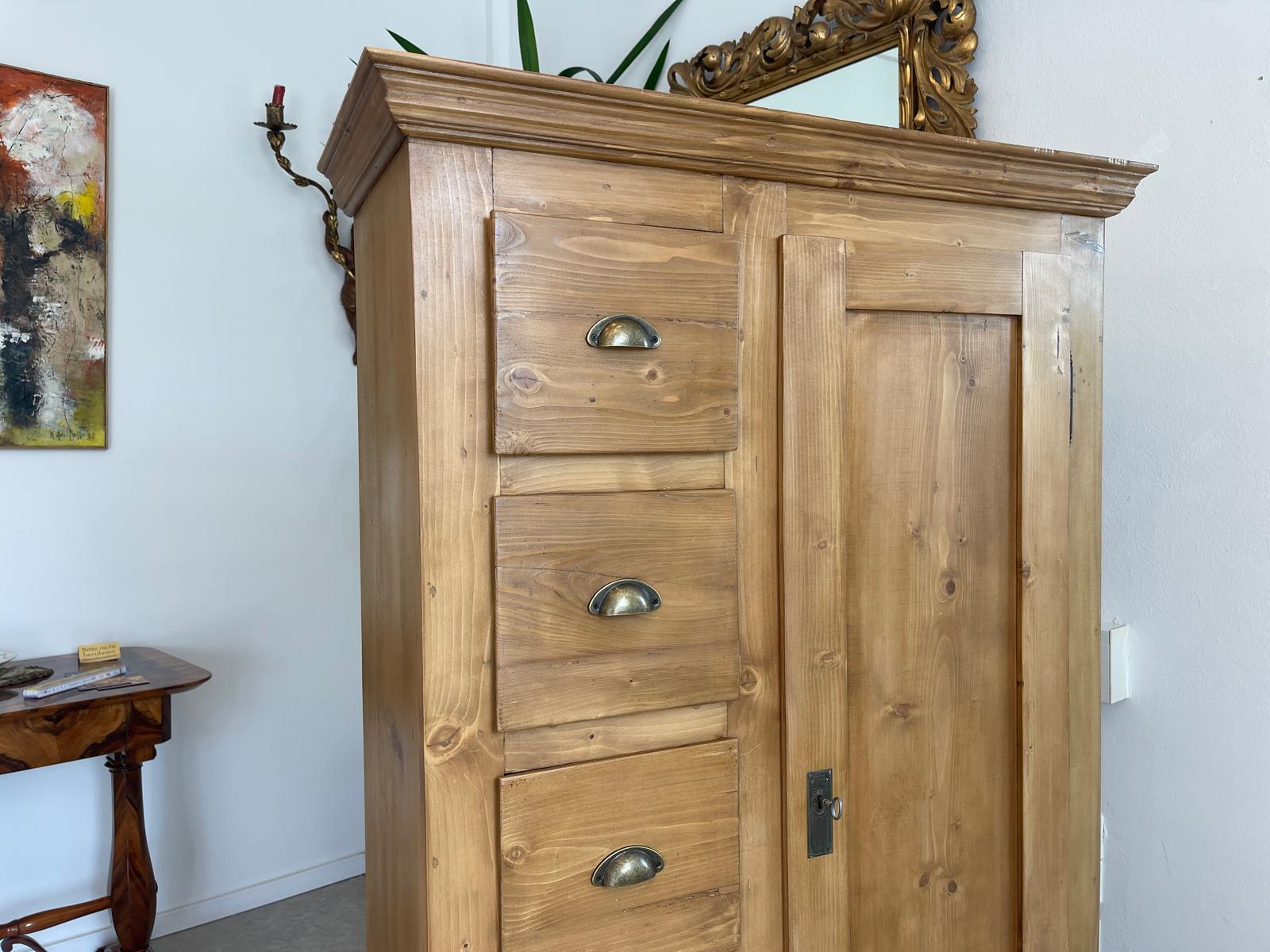 Alter Biedermeier Brotschrank Almerschrank Vorratskasten Bauernschrank Kasten G1656