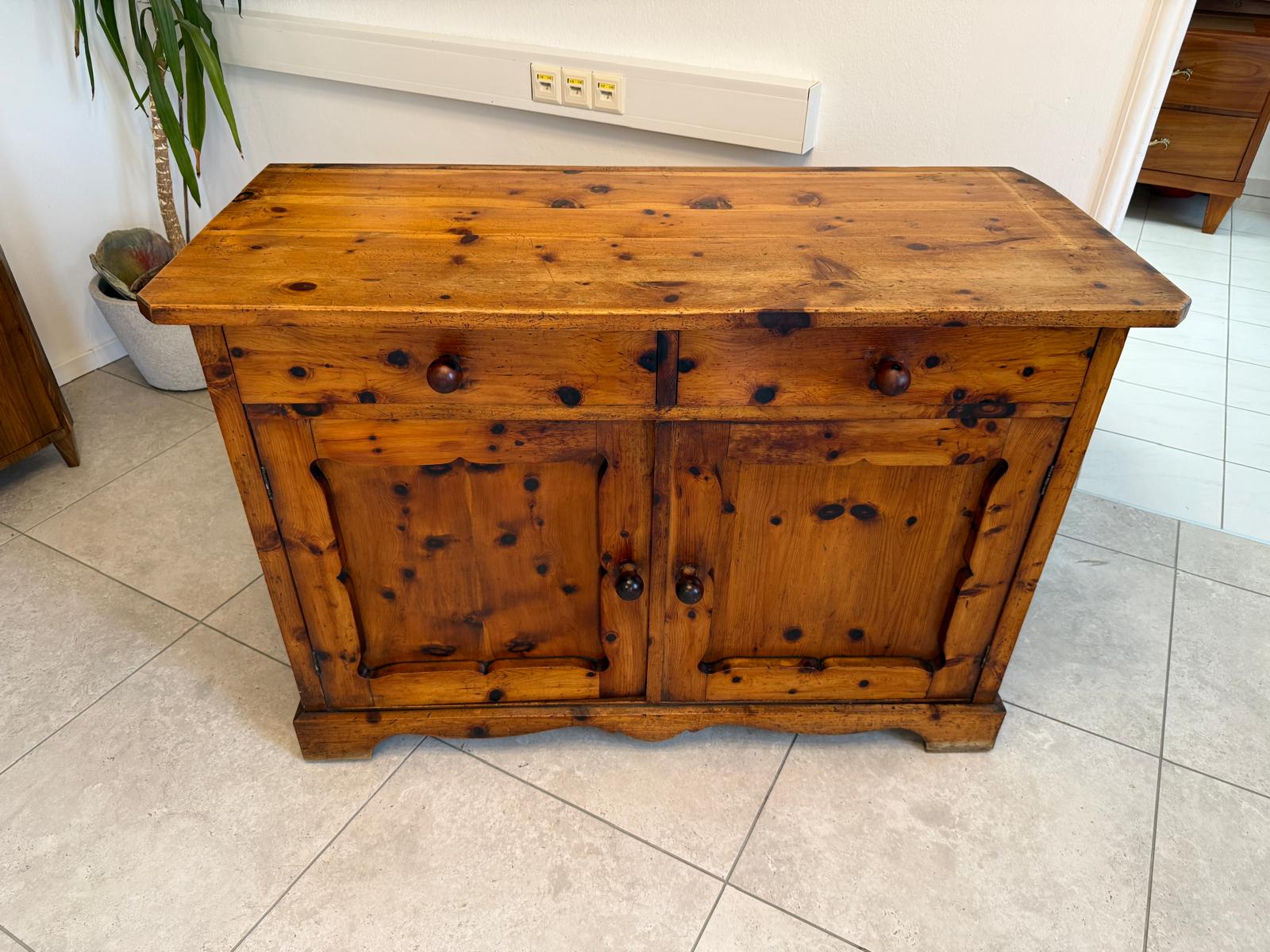 Zirbenholz Anrichte Sideboard Schrank Kasterl Antik G1865-1
