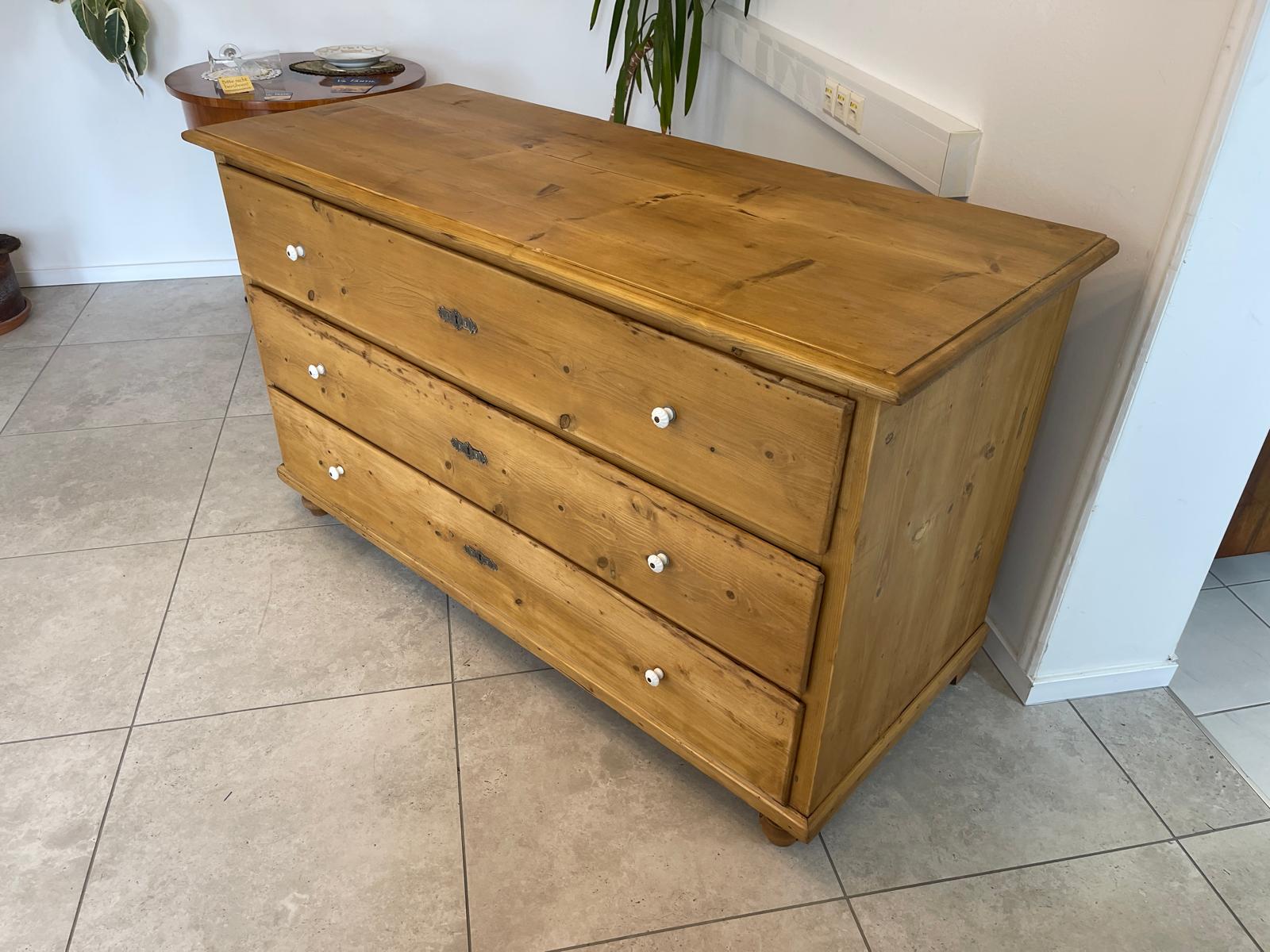 Restaurierte Übergroße Biedermeier Kommode Ladenkommode Bauernstube G1235