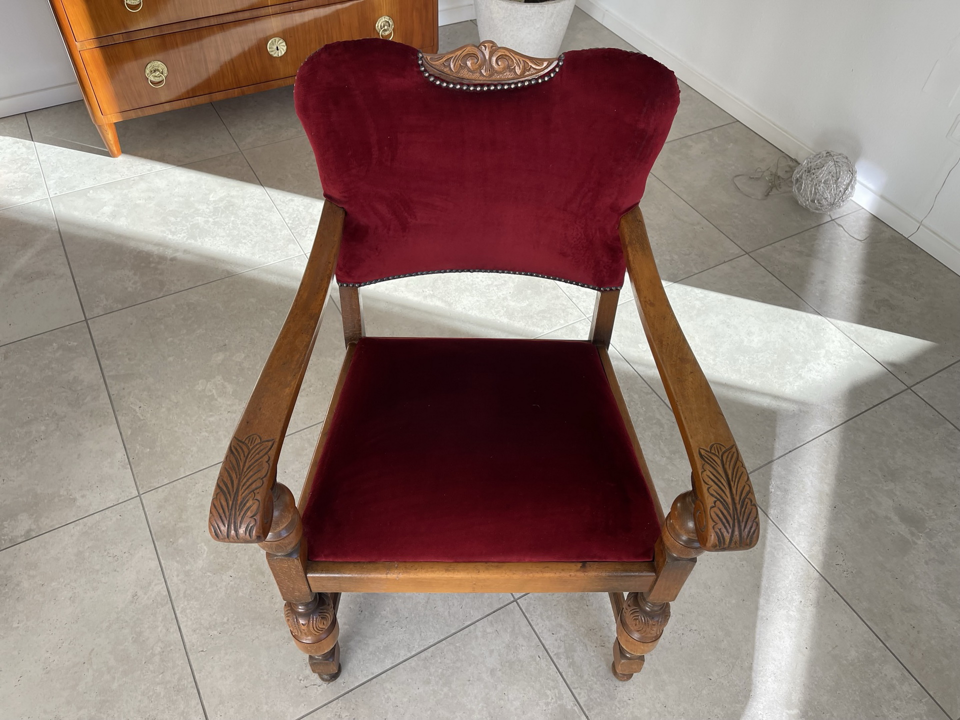 Barock-Biedermeier_542xTndzidLXZ6Y originaler Art Deco Fauteuil Armlehnstuhl B1235