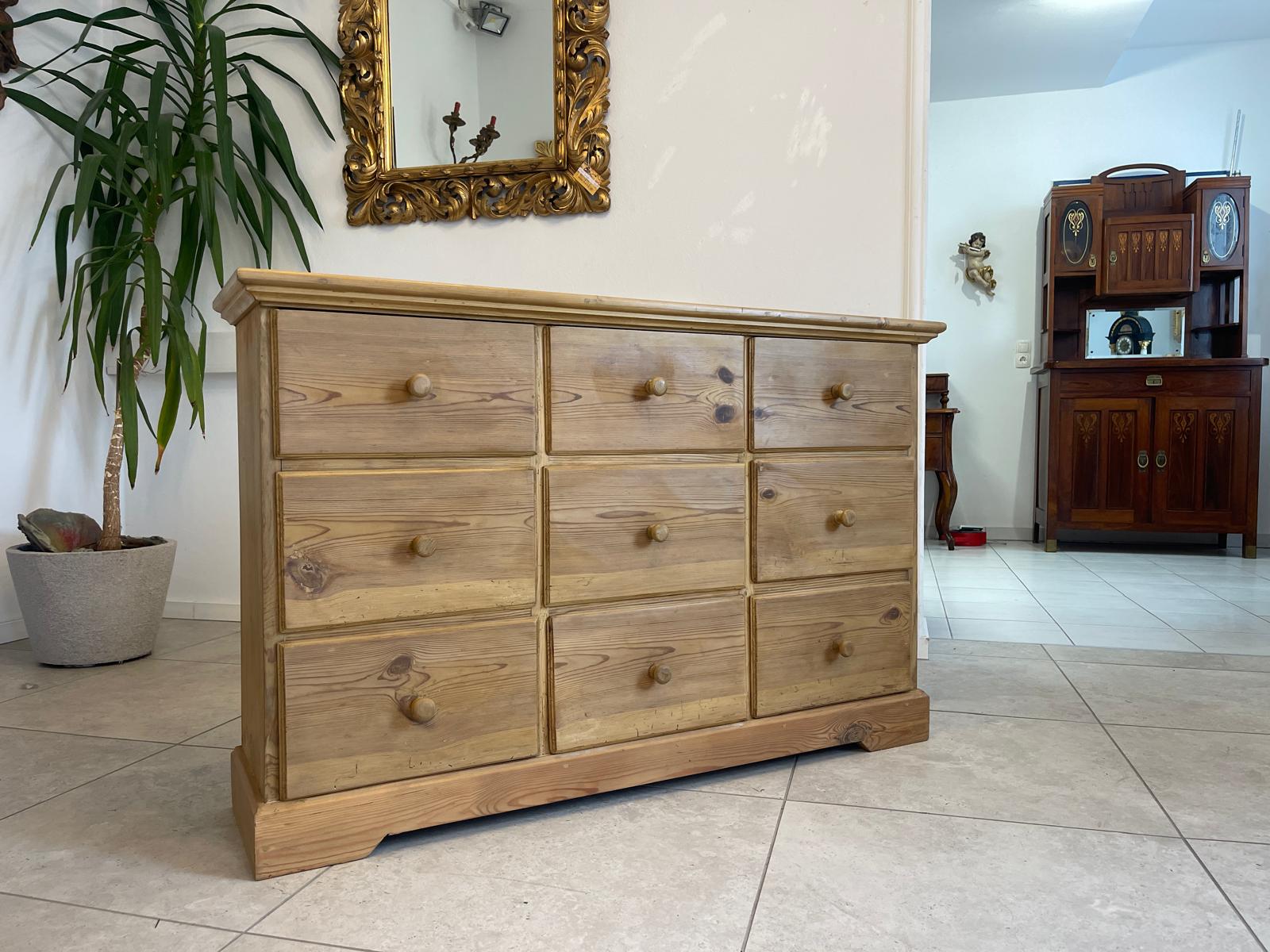 Bäuerliche Kommode 9 Ladenkommode Landhausmöbel Weichholzmöbel G1251