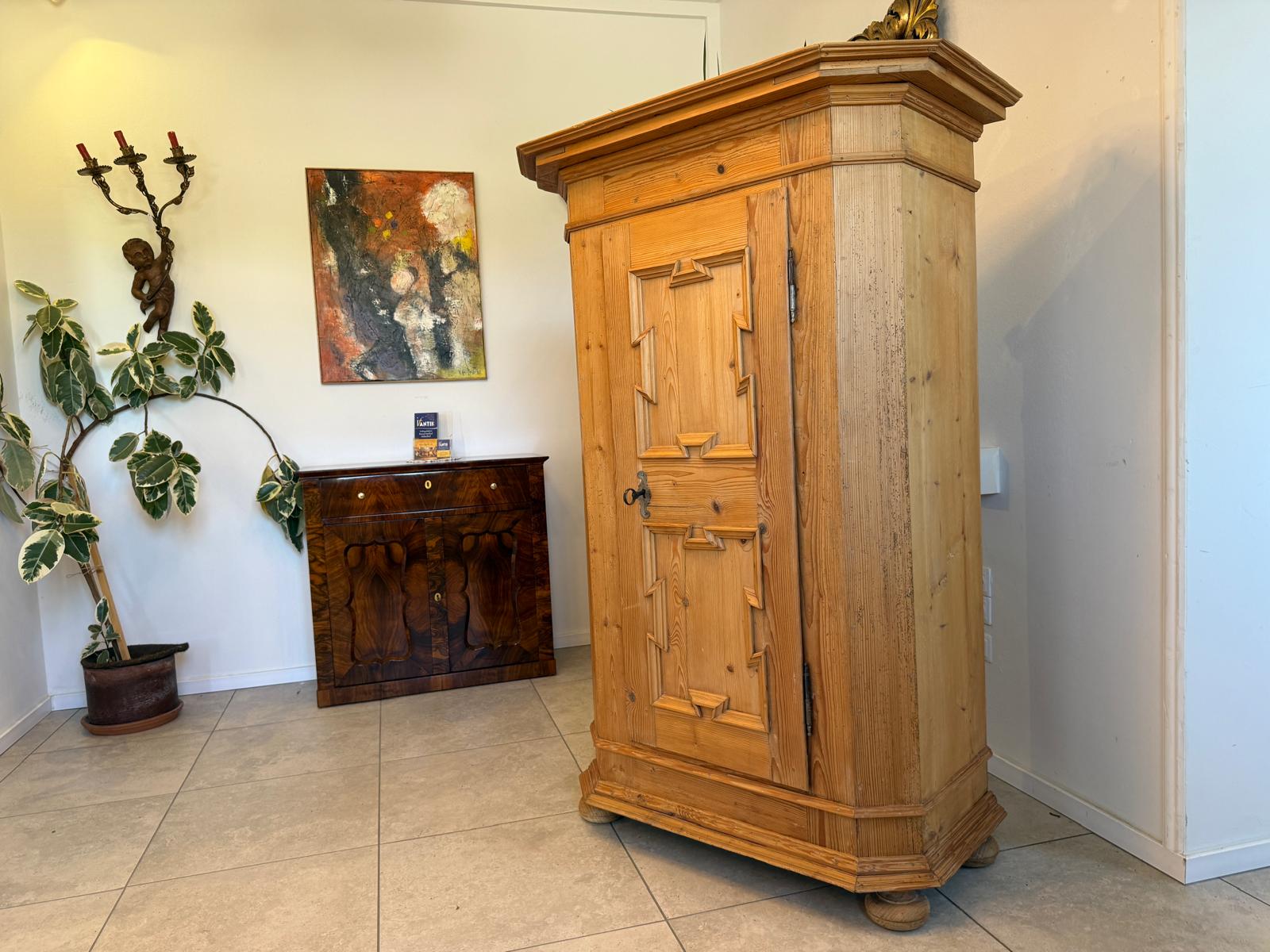 Bauernschrank Barockschrank Öberösterreich original D2401