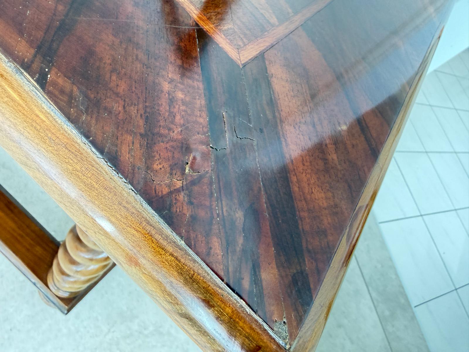 Barock Tisch Esstisch Antik Refektoriumtisch Antiquität Neo Barock D2867
