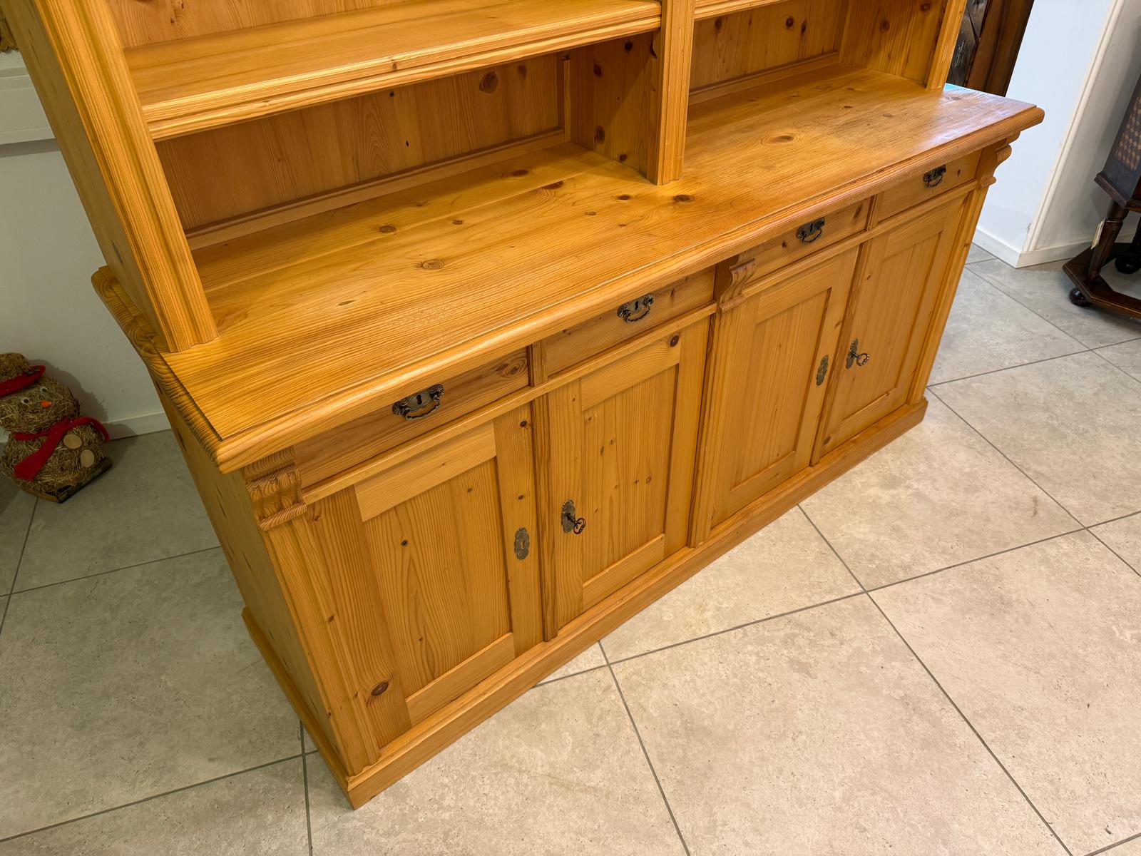 Grosses Bücherregal Stellage Bücherschrank Bauernkasten Bücherwand G2408