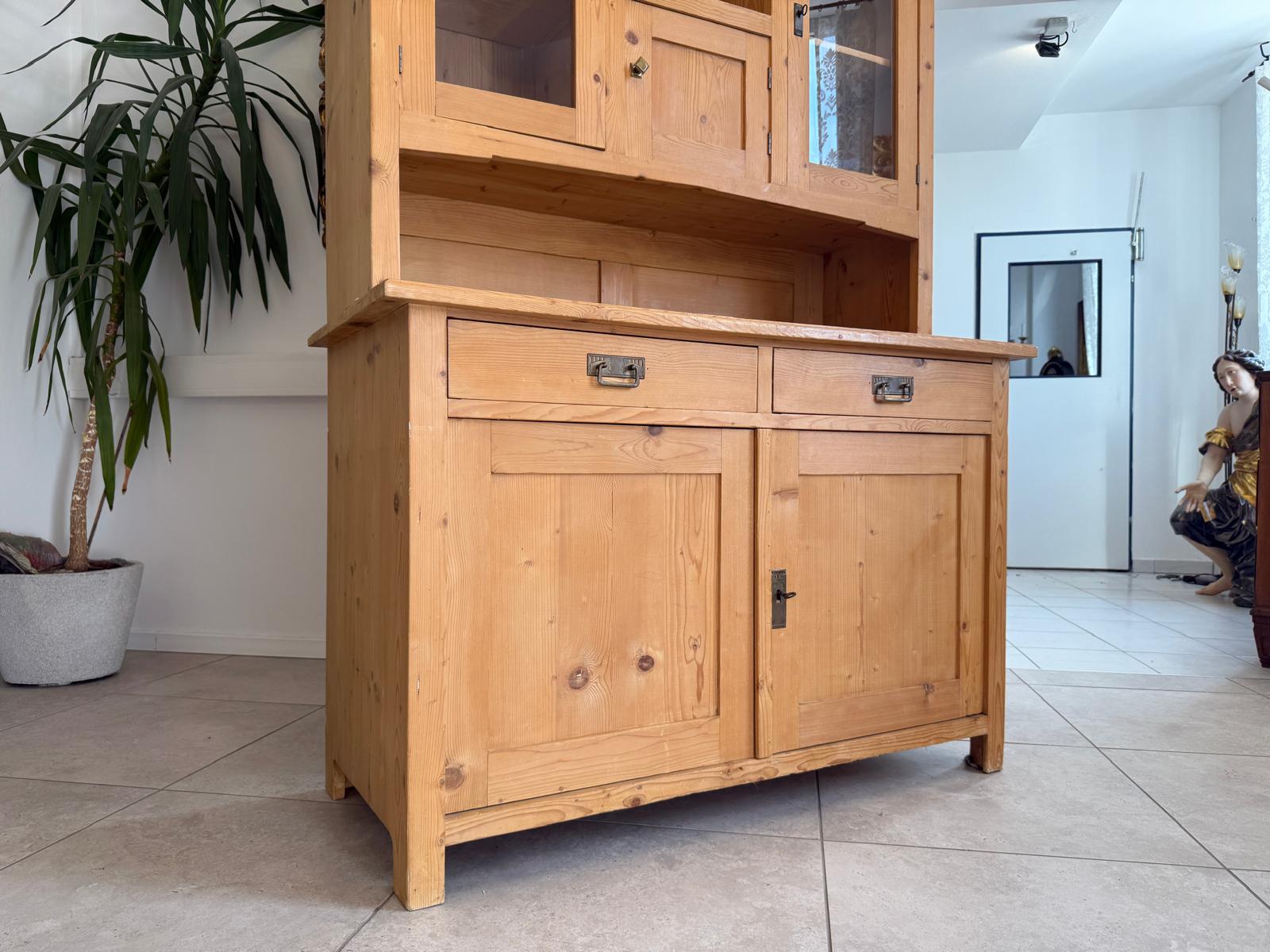 Jugendstil Küchenbuffet Küchenschrank Küchenkredenz Antik G2061