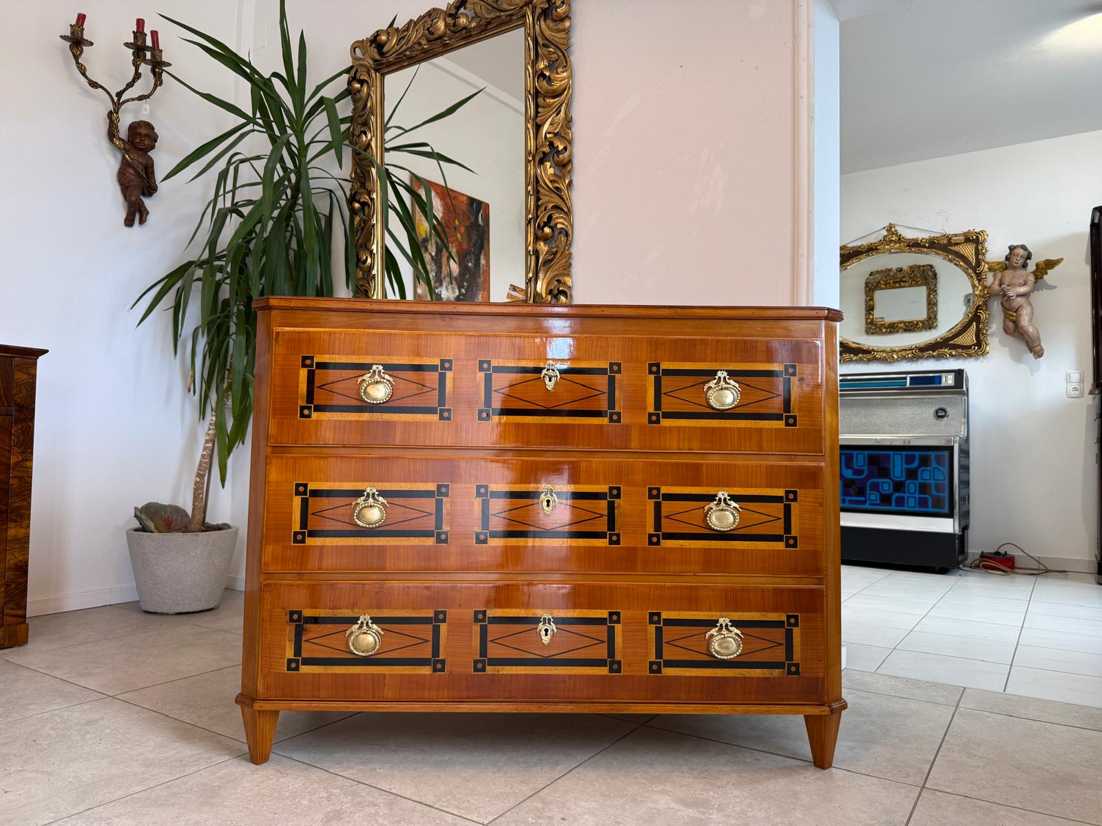 Barock Kommode Österreich Marketiert Sale Restauriert D2475