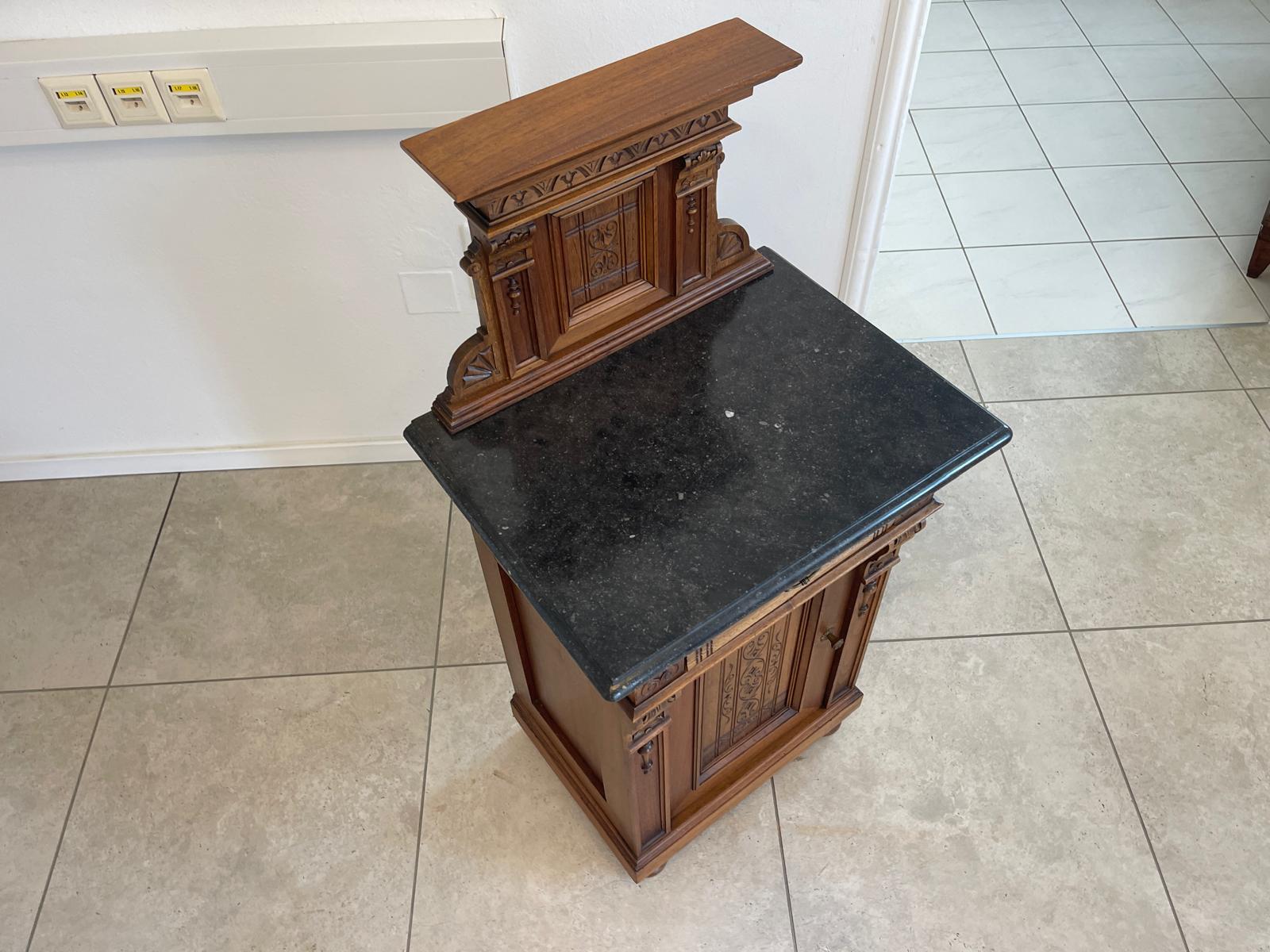 Originales Gründerzeit Historismus Nachtkasterl Anrichte Antiquität G1349