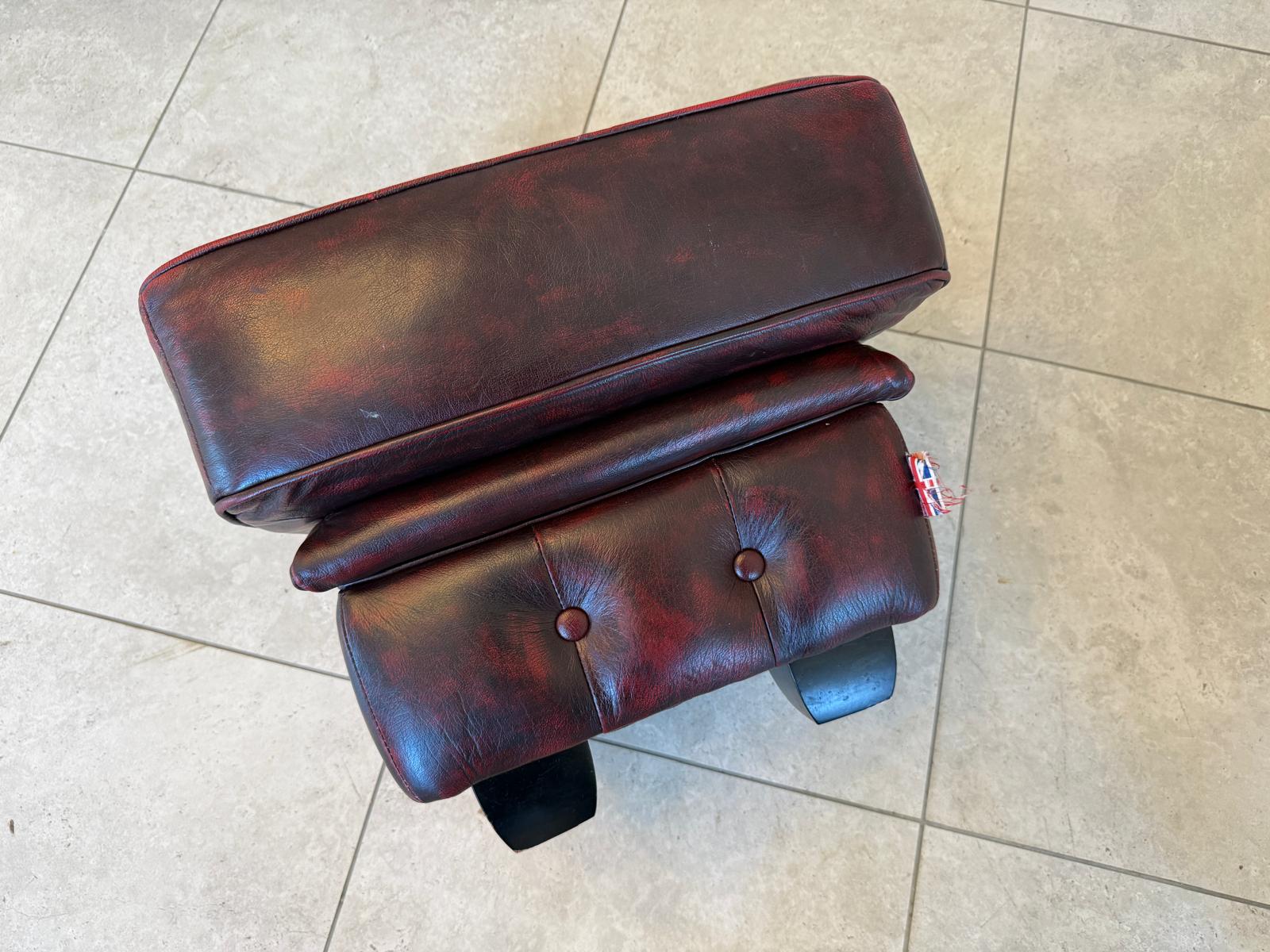 Exclusiver Chesterfield Hocker Traum G2087