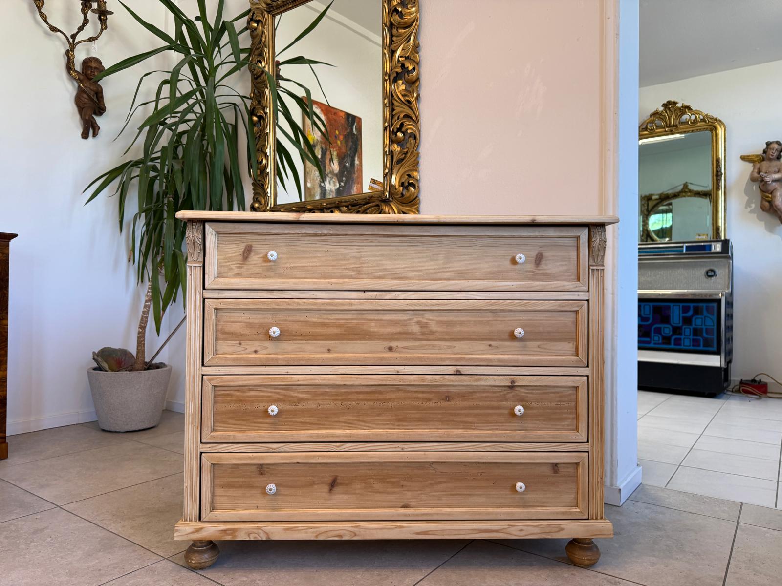 Bauernkommode Apothekenschrank 4 Ladenkommode Ladenschrank Weichholz D2420