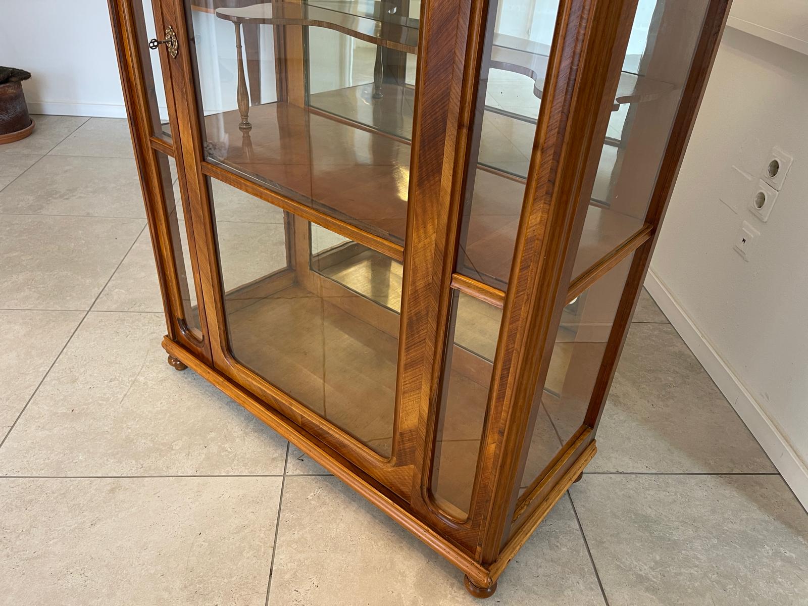 SALE Gründerzeit Vitrine Bücherschrank Sammlervitrine Antiquität G1187